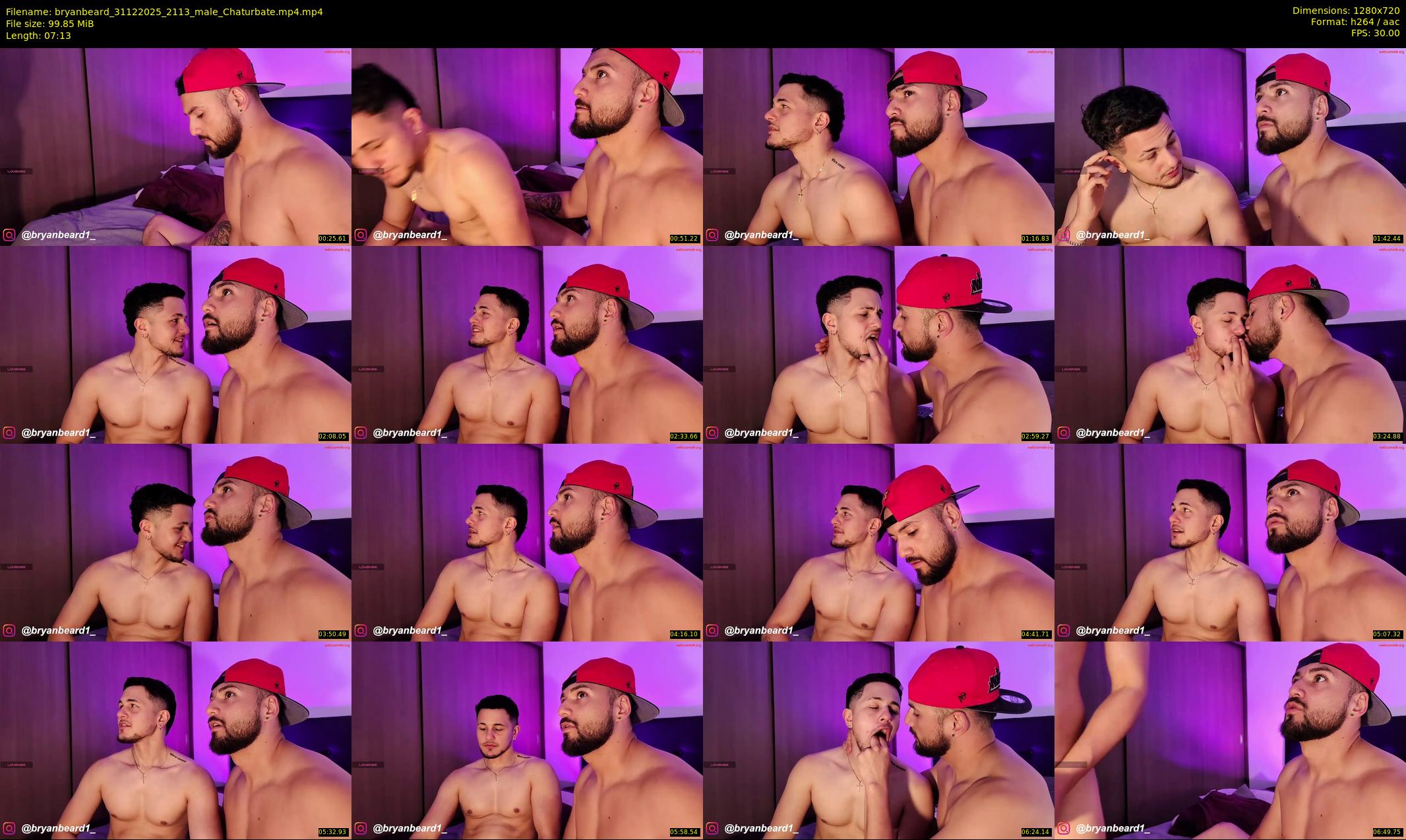 bryanbeard — 8 minute Chaturbate male cam show recording, 720p, Dec 31, 2025