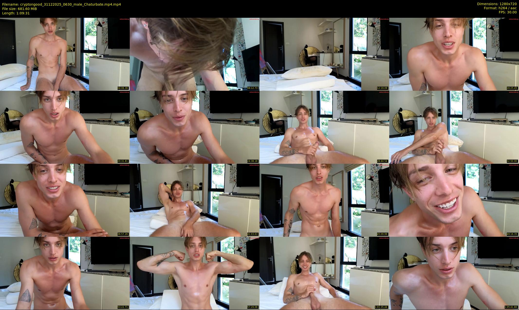 cryptongood — 70 minute Chaturbate male cam show recording, 720p, Dec 31, 2025