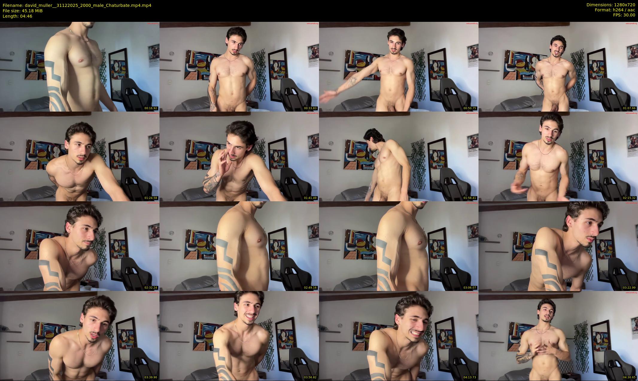 david_muller_ — 5 minute Chaturbate male cam show recording, 720p, Dec 31, 2025