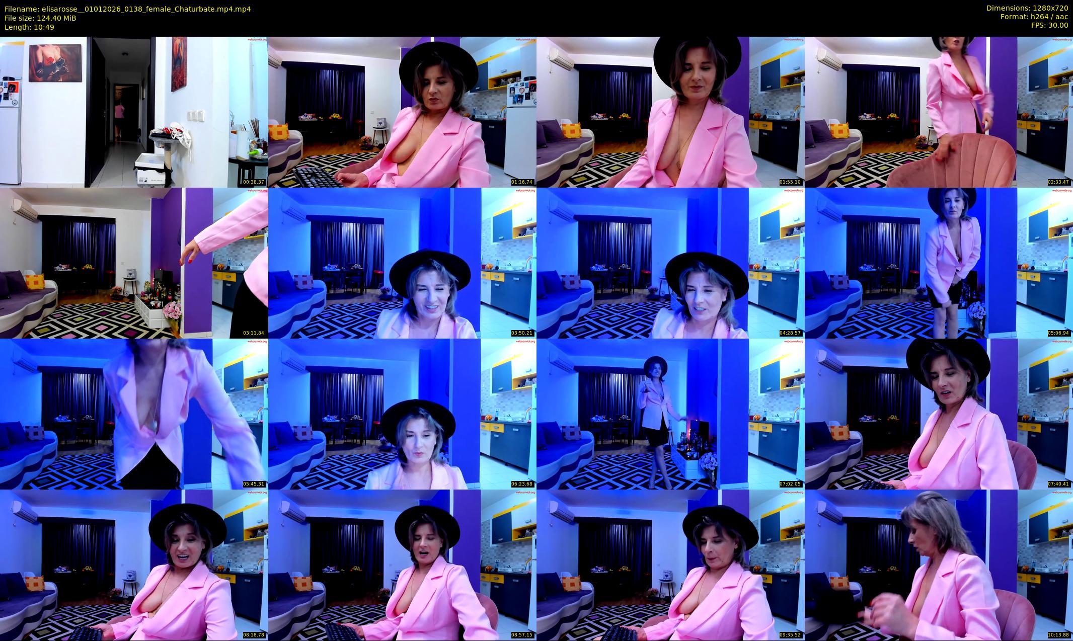 elisarosse_ — 11 minute Chaturbate female cam show recording, 720p, Jan 1, 2026