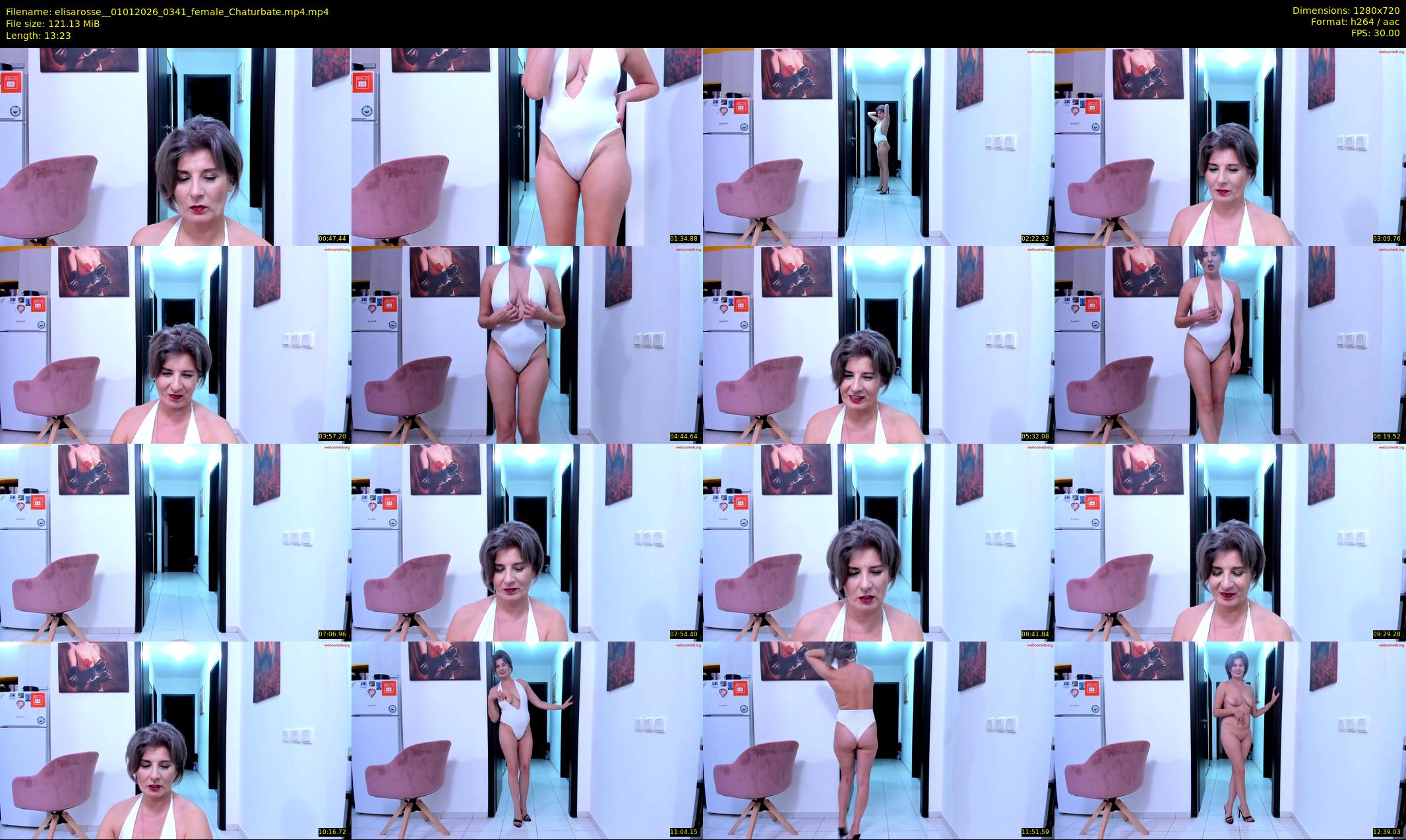 elisarosse_ — 14 minute Chaturbate female cam show recording, 720p, Jan 1, 2026