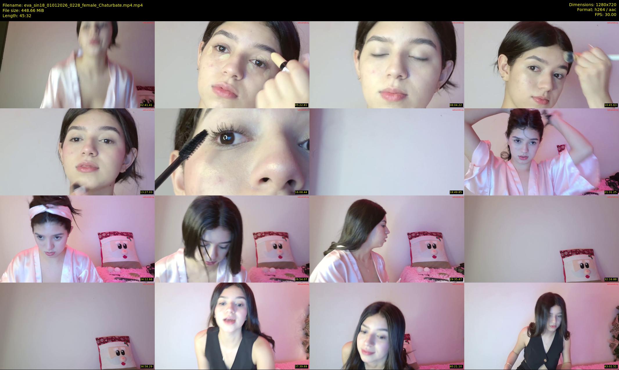 eva_sin18 — 46 minute Chaturbate female cam show recording, 720p, Jan 1, 2026