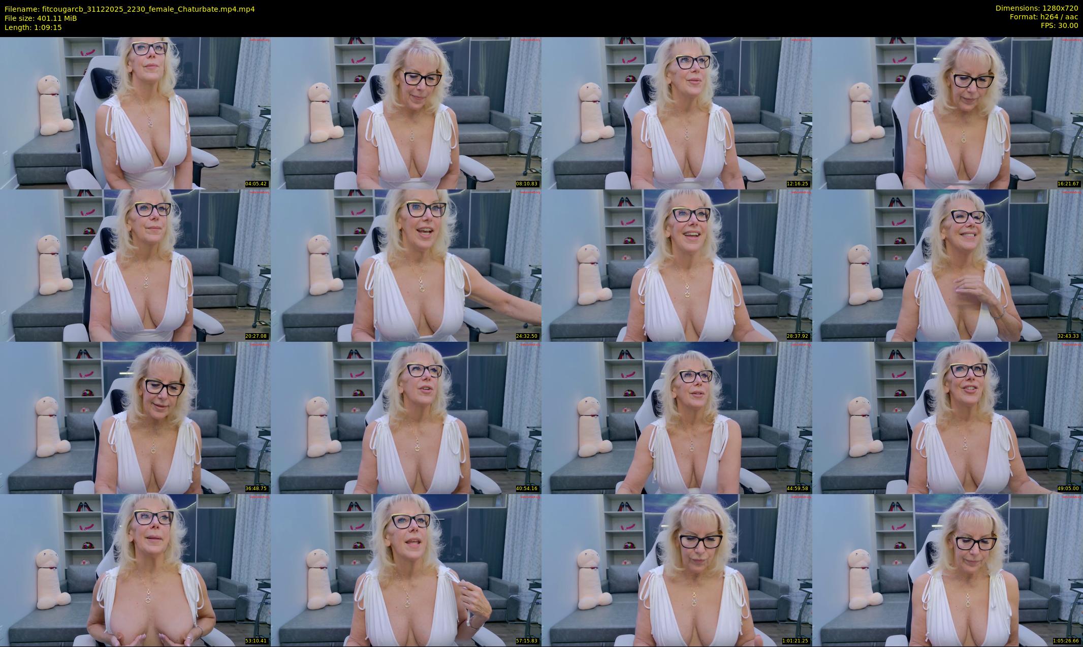 fitcougarcb — 70 minute Chaturbate female cam show recording, 720p, Dec 31, 2025