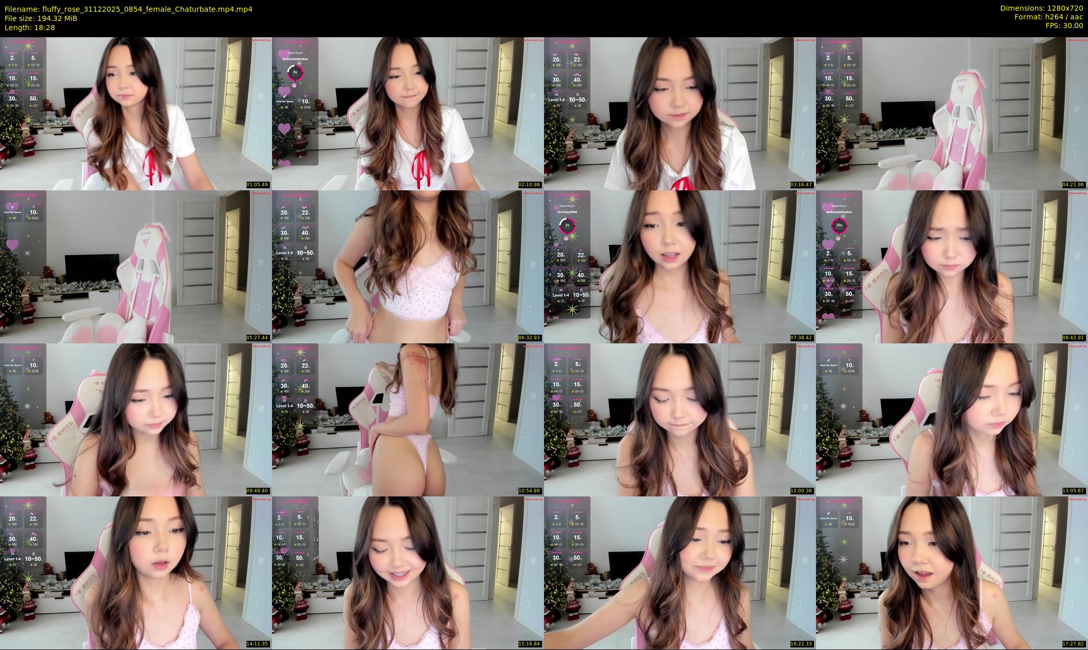 fluffy_rose — 19 minute Chaturbate female cam show recording, 720p, Dec 31, 2025