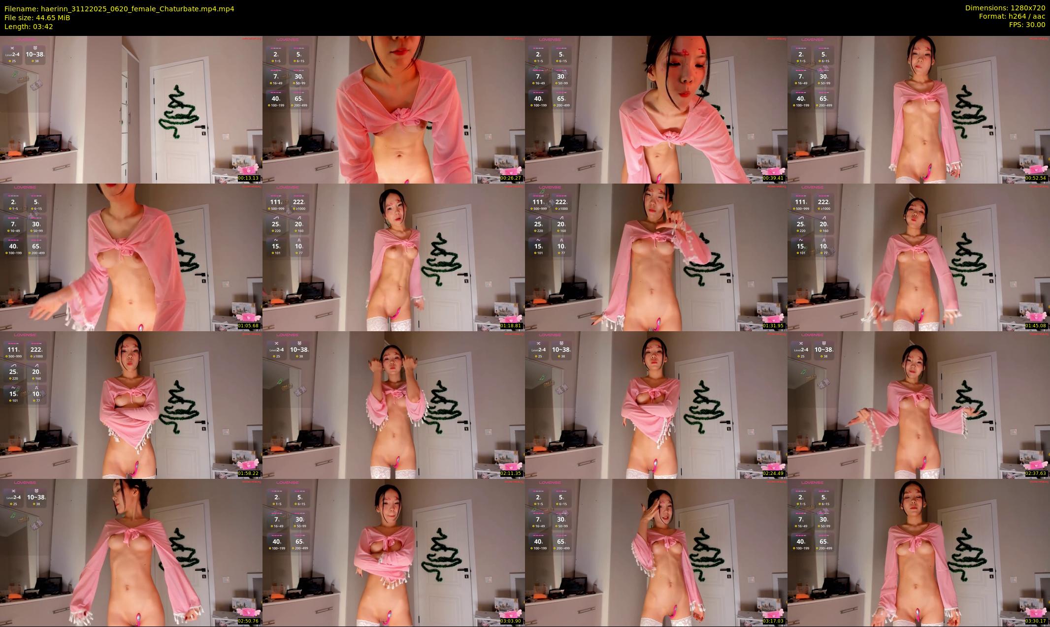 haerinn — 4 minute Chaturbate female cam show recording, 720p, Dec 31, 2025