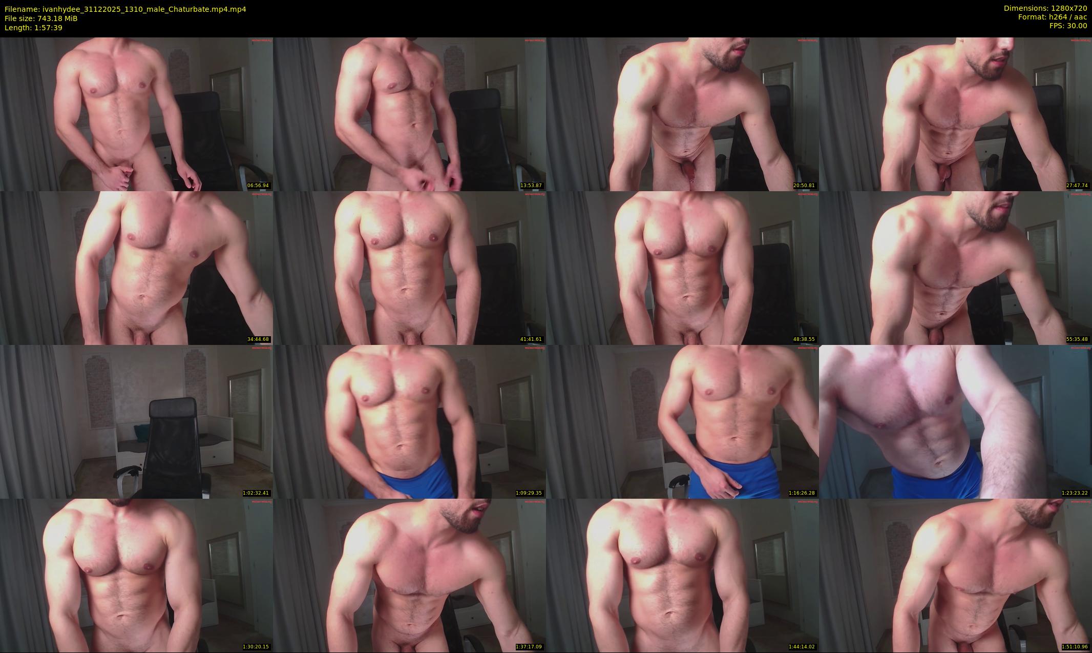 ivanhydee — 118 minute Chaturbate male cam show recording, 720p, Dec 31, 2025