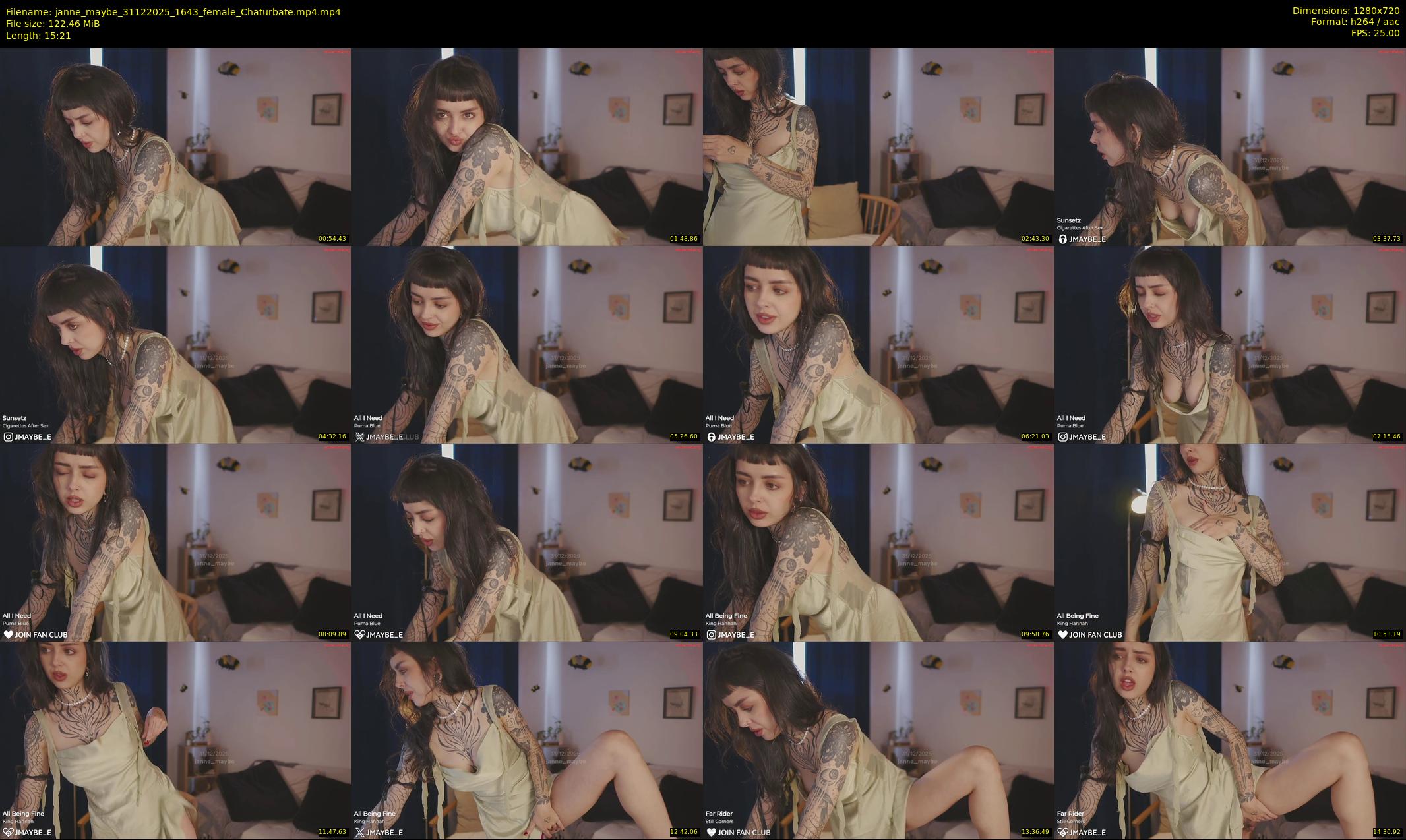 janne_maybe — 16 minute Chaturbate female cam show recording, 720p, Dec 31, 2025