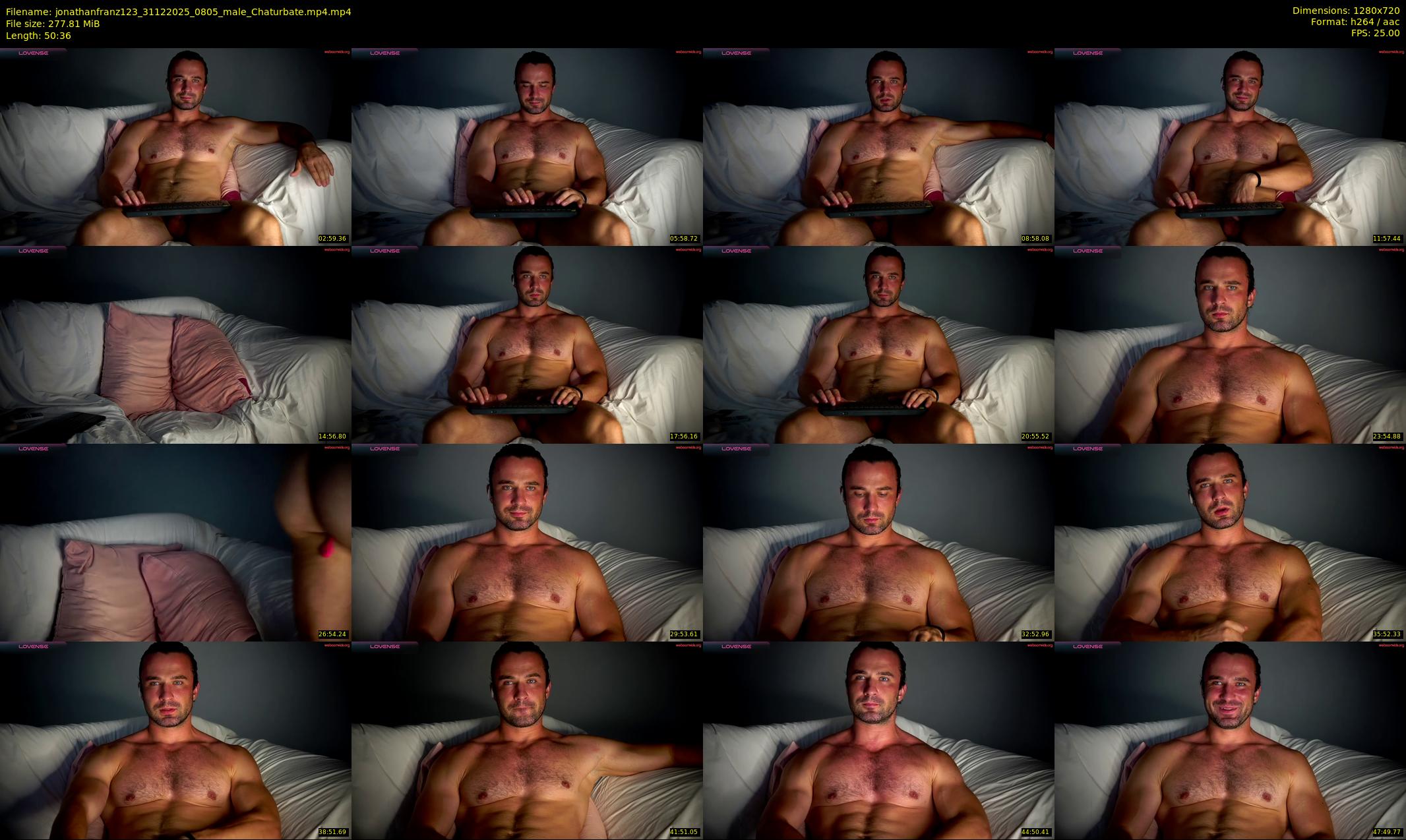 jonathanfranz123 — 51 minute Chaturbate male cam show recording, 720p, Dec 31, 2025