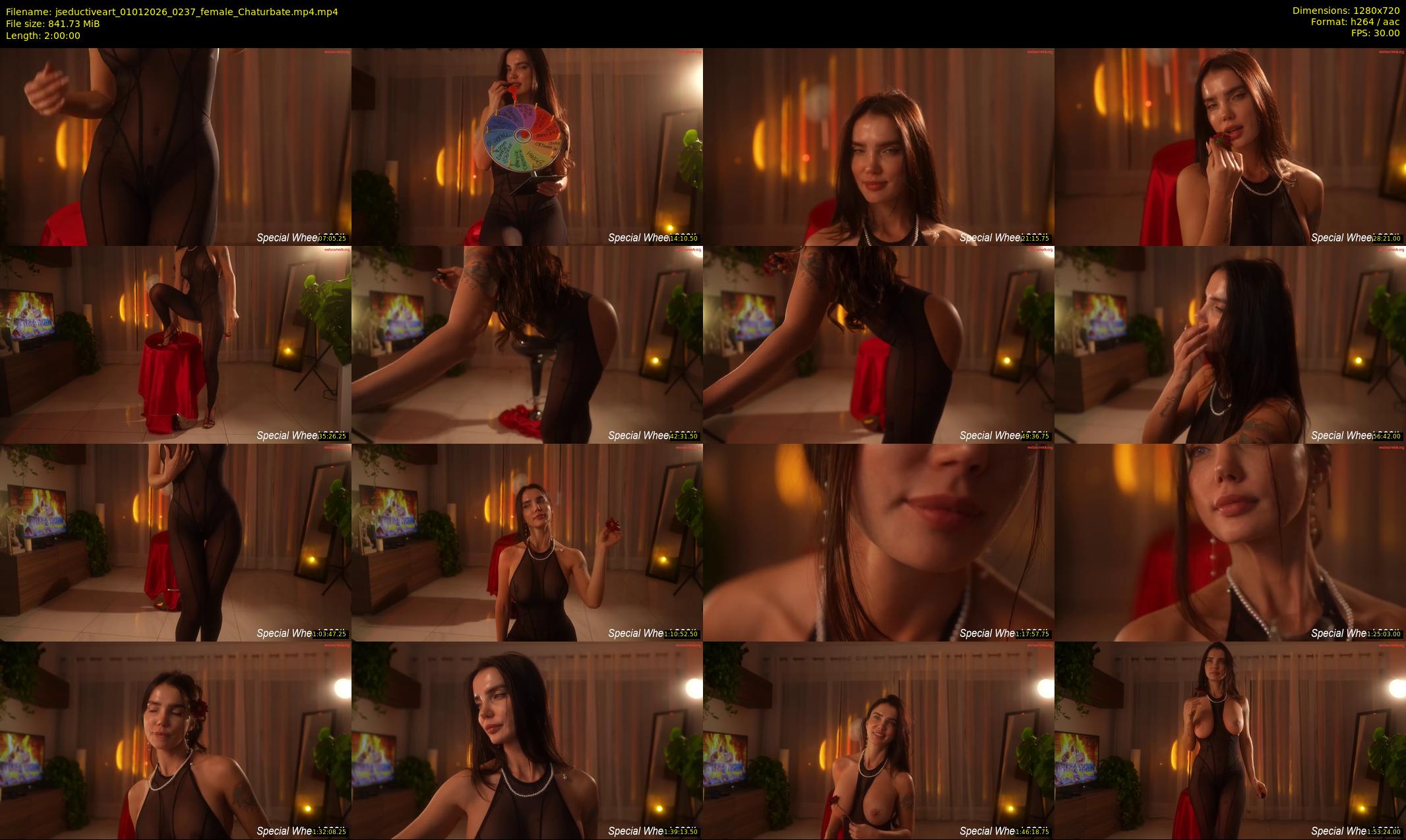 jseductiveart — 120 minute Chaturbate female cam show recording, 720p, Jan 1, 2026