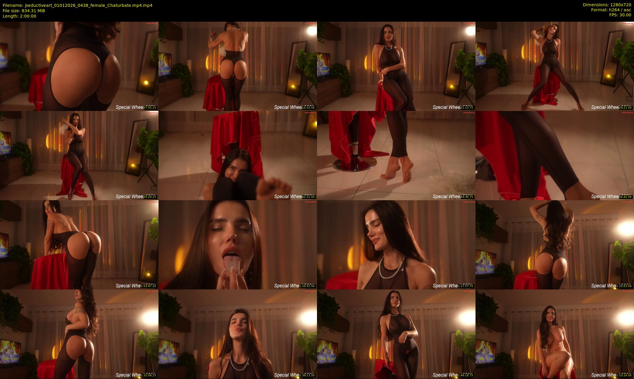 jseductiveart — 120 minute Chaturbate female cam show recording, 720p, Jan 1, 2026