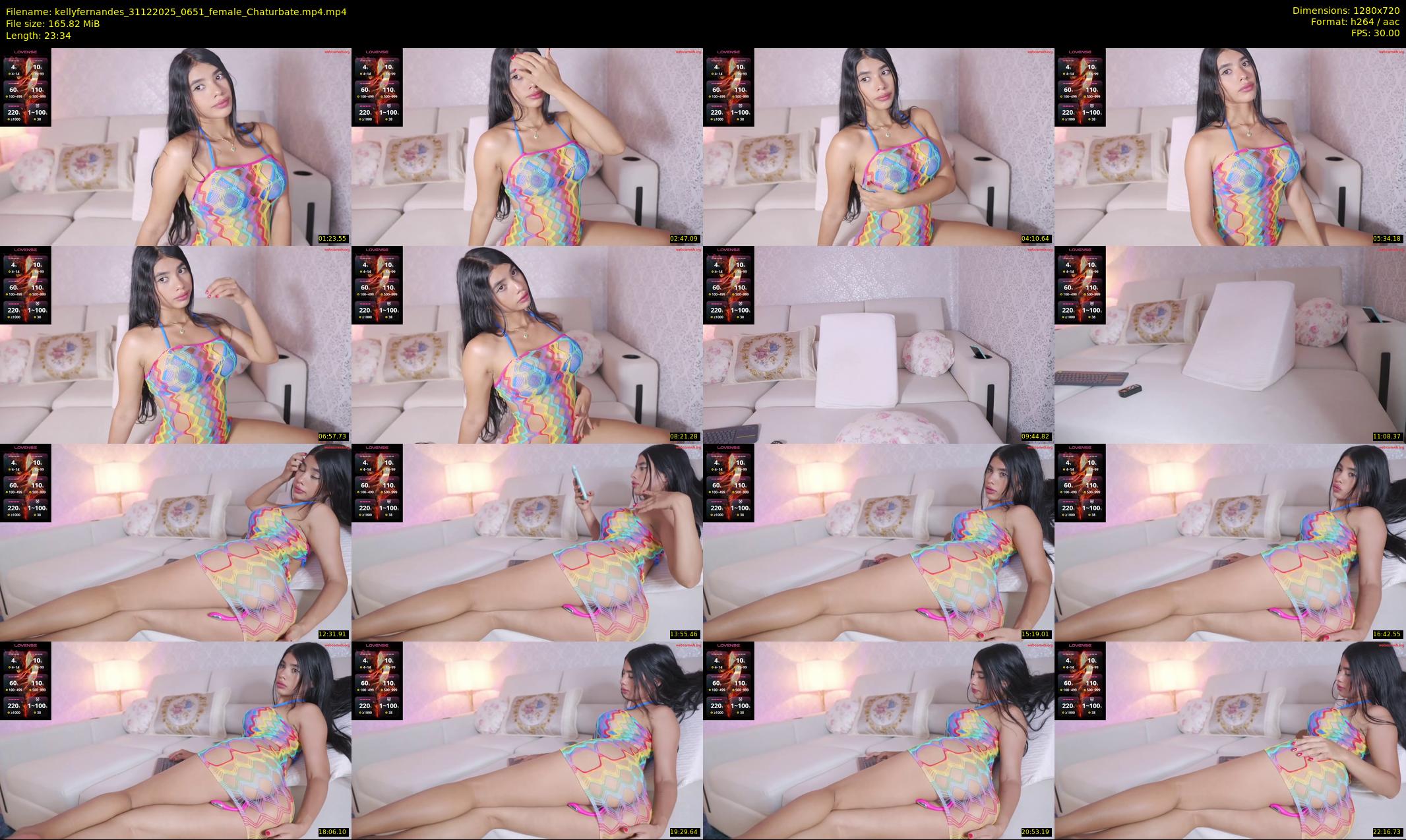kellyfernandes — 24 minute Chaturbate female cam show recording, 720p, Dec 31, 2025