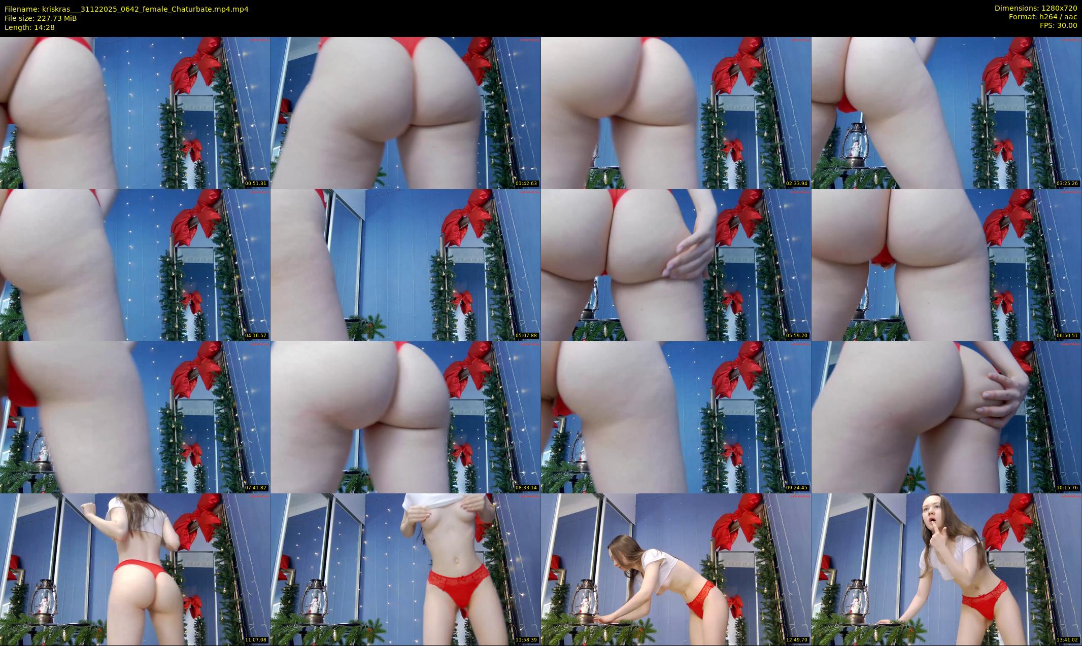 kriskras__ — 15 minute Chaturbate female cam show recording, 720p, Dec 31, 2025