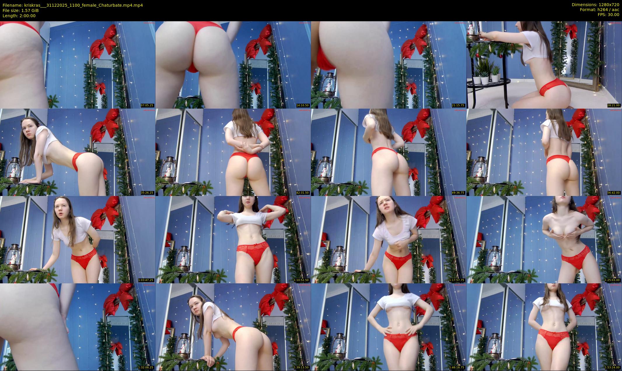kriskras__ — 120 minute Chaturbate female cam show recording, 720p, Dec 31, 2025