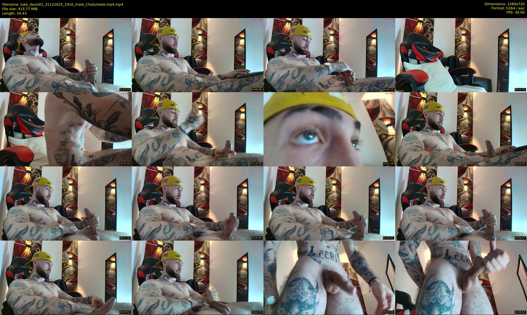 luke_davis01 — 35 minute Chaturbate male cam show recording, 720p, Dec 31, 2025