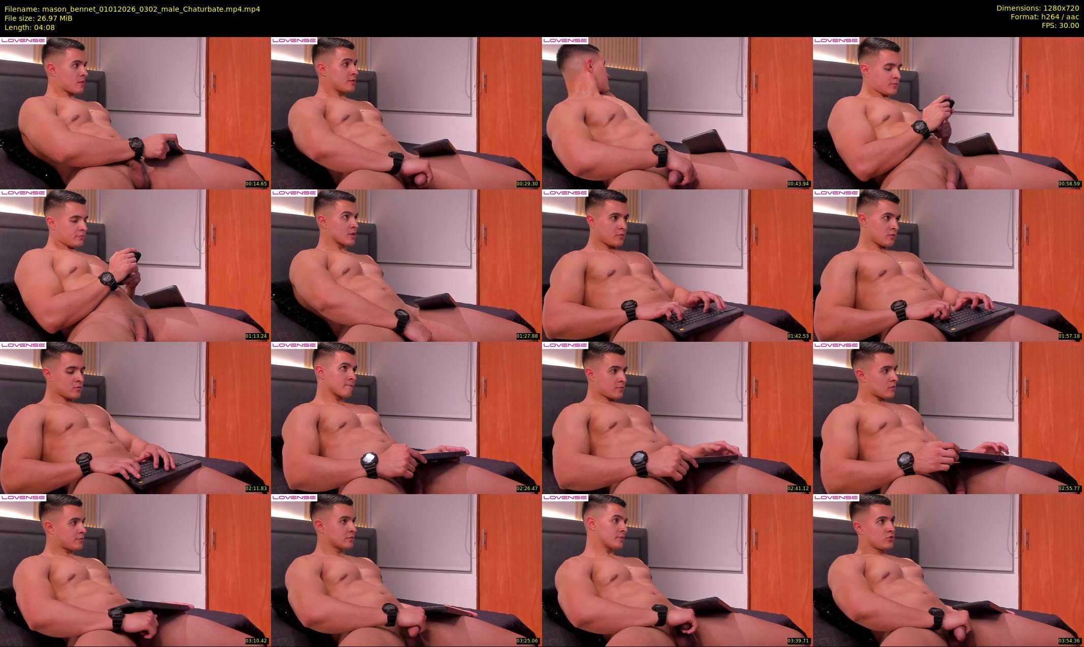 mason_bennet — 5 minute Chaturbate male cam show recording, 720p, Jan 1, 2026
