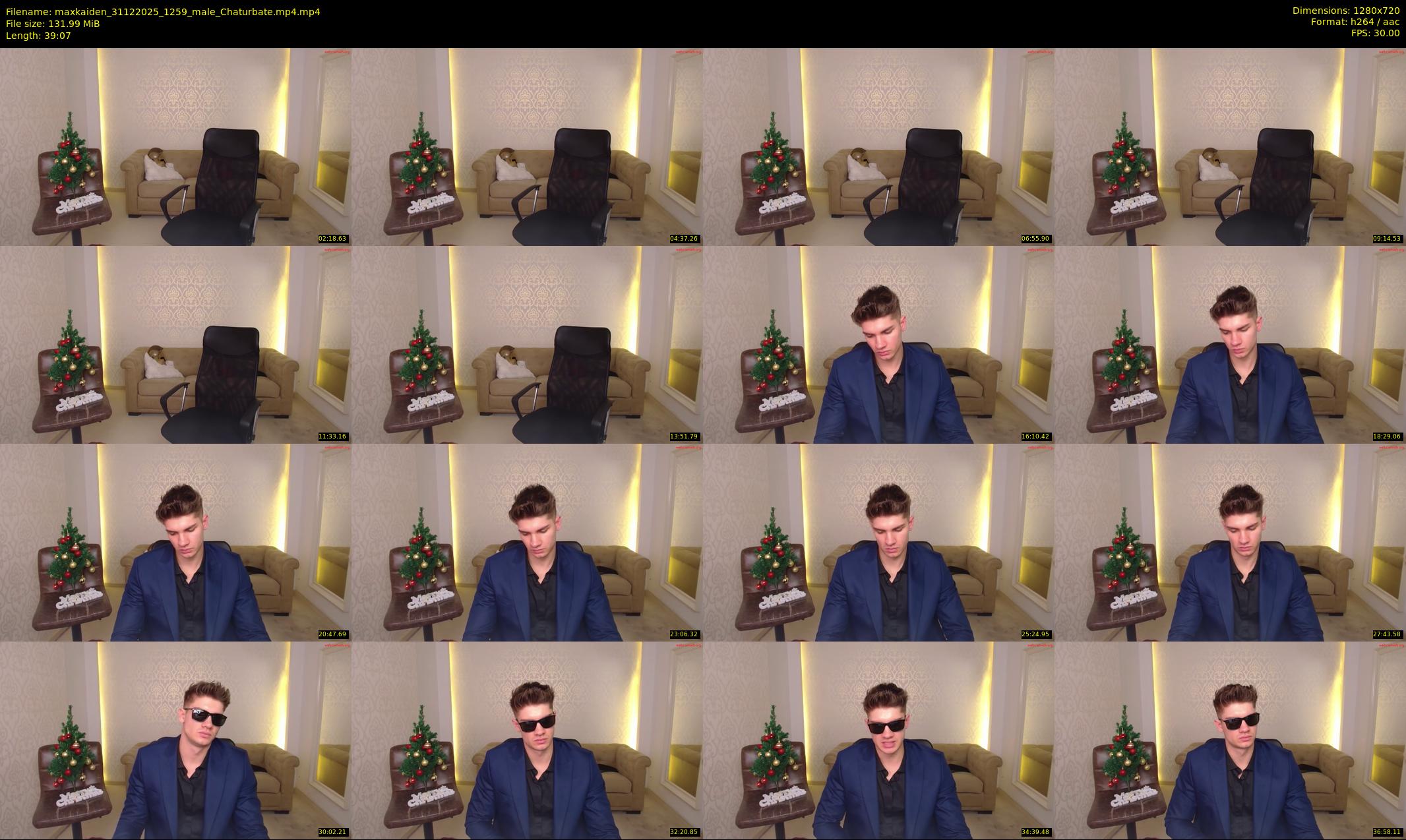 maxkaiden — 40 minute Chaturbate male cam show recording, 720p, Dec 31, 2025