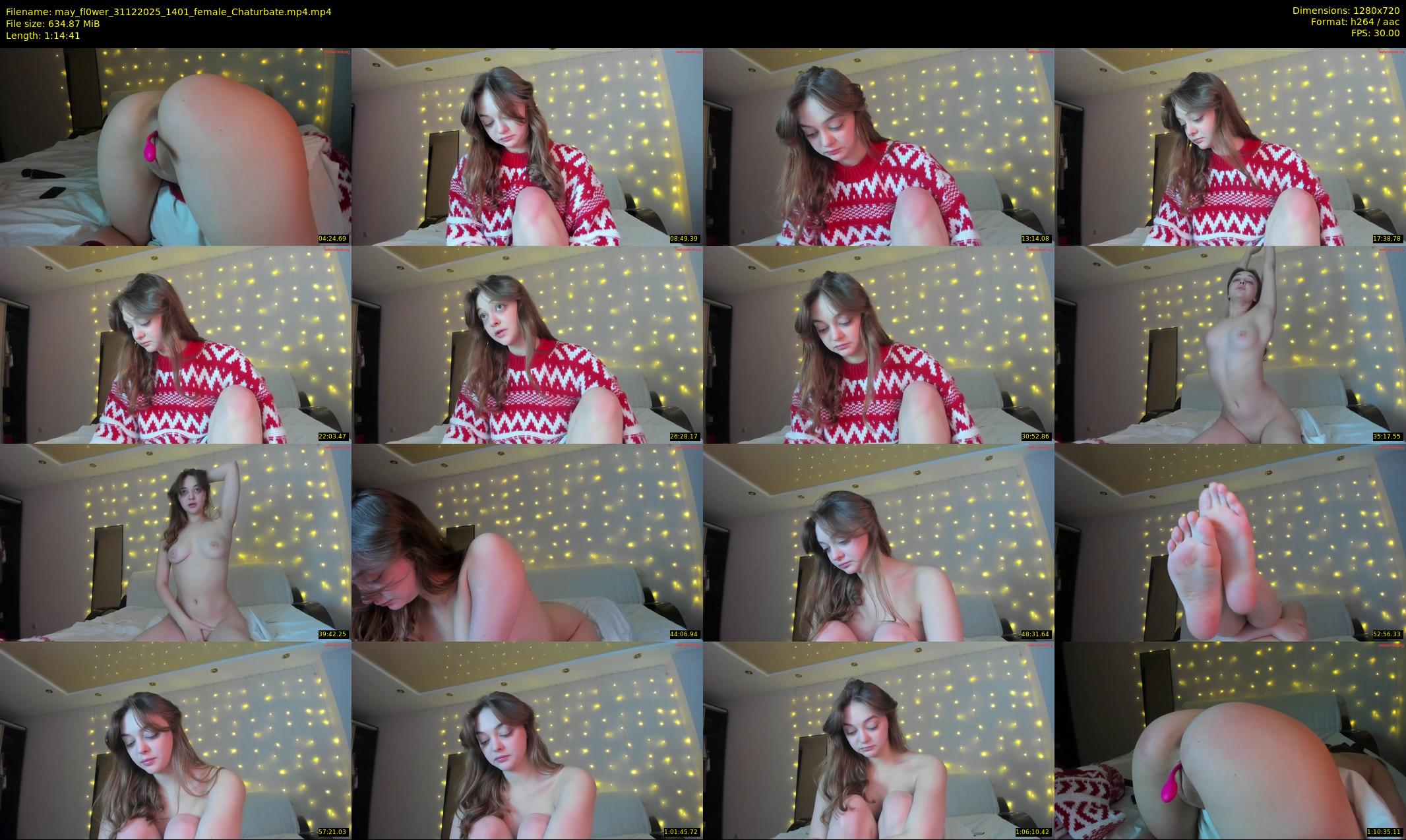 may_fl0wer — 75 minute Chaturbate female cam show recording, 720p, Dec 31, 2025