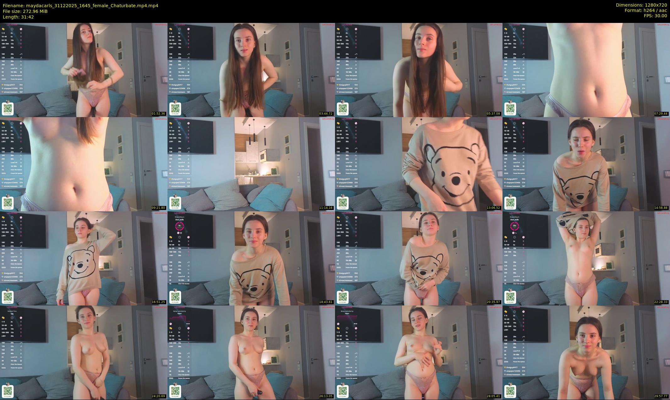 maydacarls — 32 minute Chaturbate female cam show recording, 720p, Dec 31, 2025
