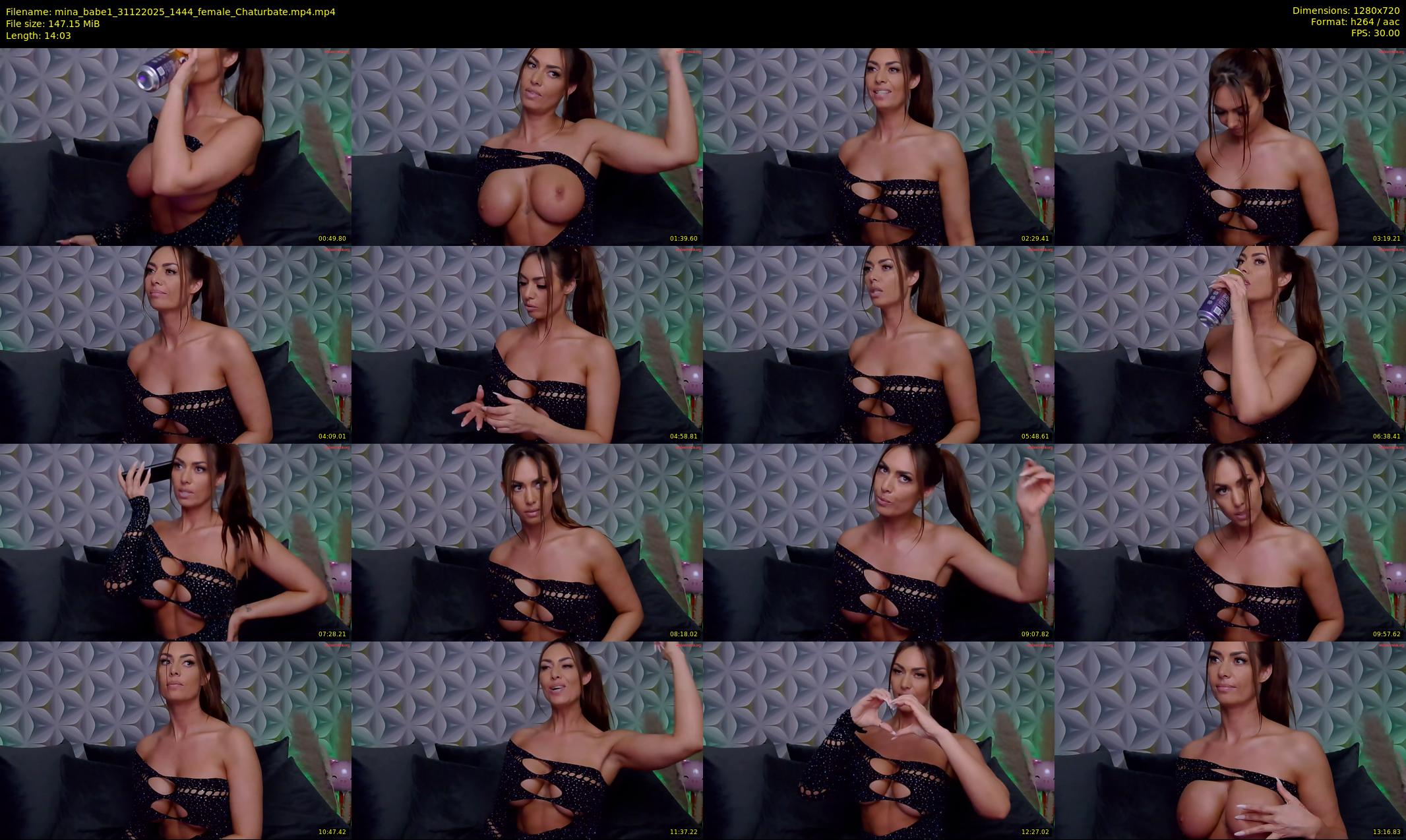 mina_babe1 — 15 minute Chaturbate female cam show recording, 720p, Dec 31, 2025
