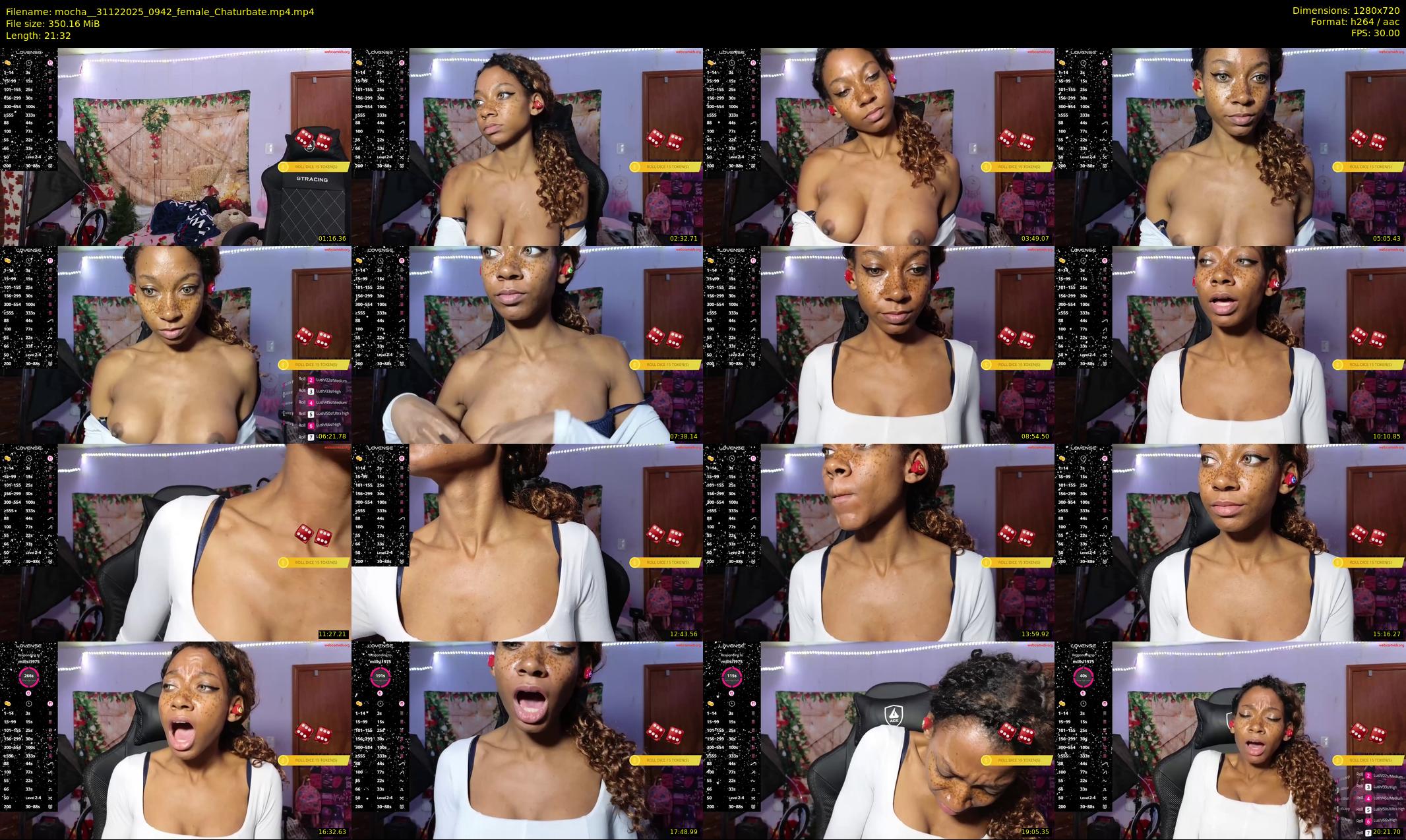 mocha_ — 22 minute Chaturbate female cam show recording, 720p, Dec 31, 2025