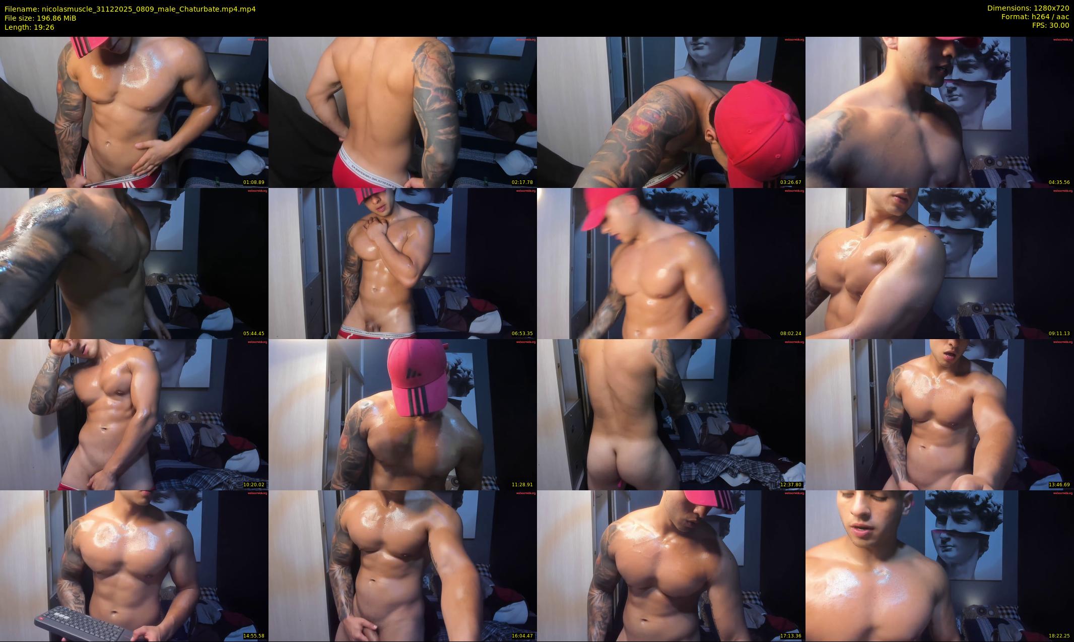 nicolasmuscle — 20 minute Chaturbate male cam show recording, 720p, Dec 31, 2025