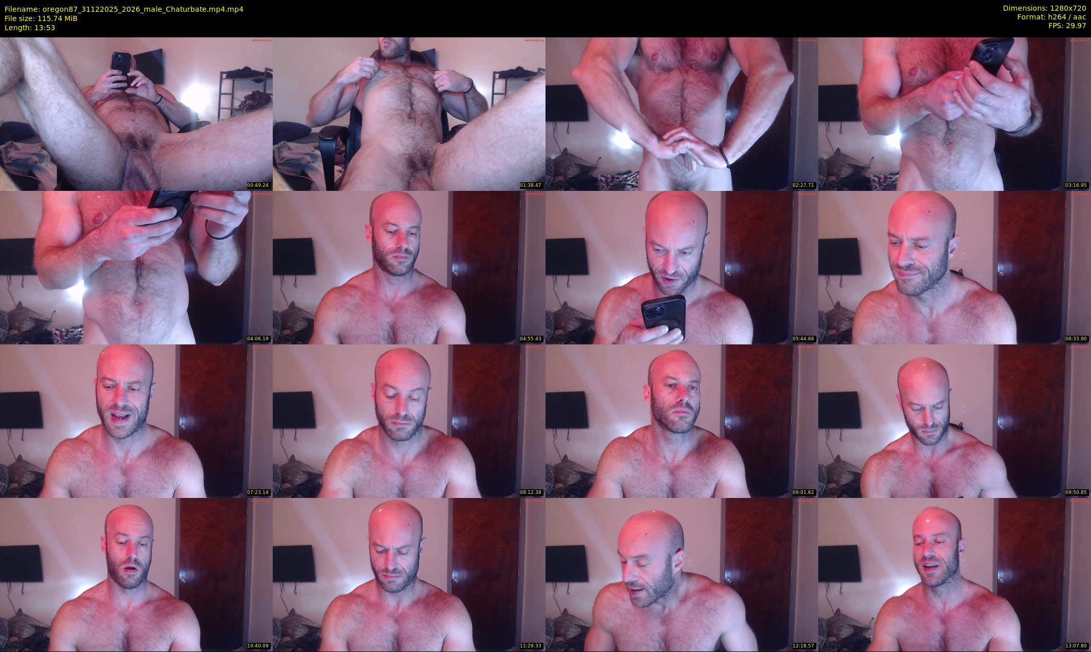 oregon87 — 14 minute Chaturbate male cam show recording, 720p, Dec 31, 2025