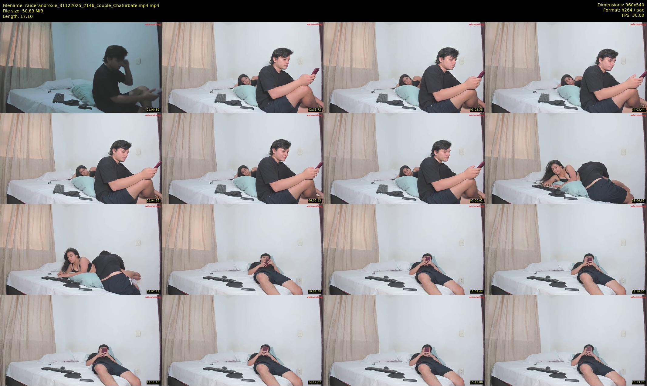 raiderandroxie — 18 minute Chaturbate couple cam show recording, 480p, Dec 31, 2025