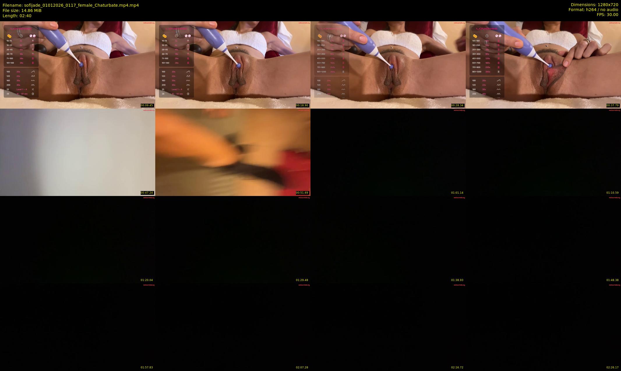sofijade — 3 minute Chaturbate female cam show recording, 720p, Jan 1, 2026