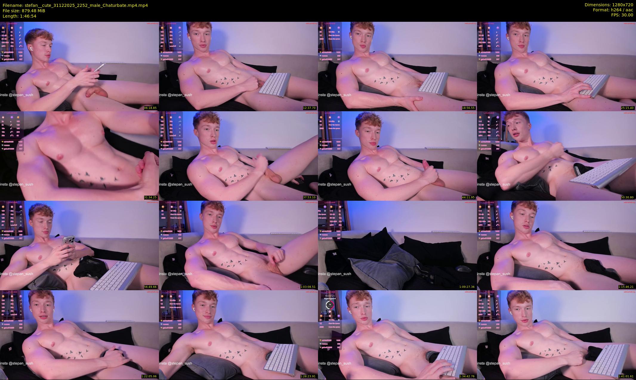 stefan__cute — 107 minute Chaturbate male cam show recording, 720p, Dec 31, 2025