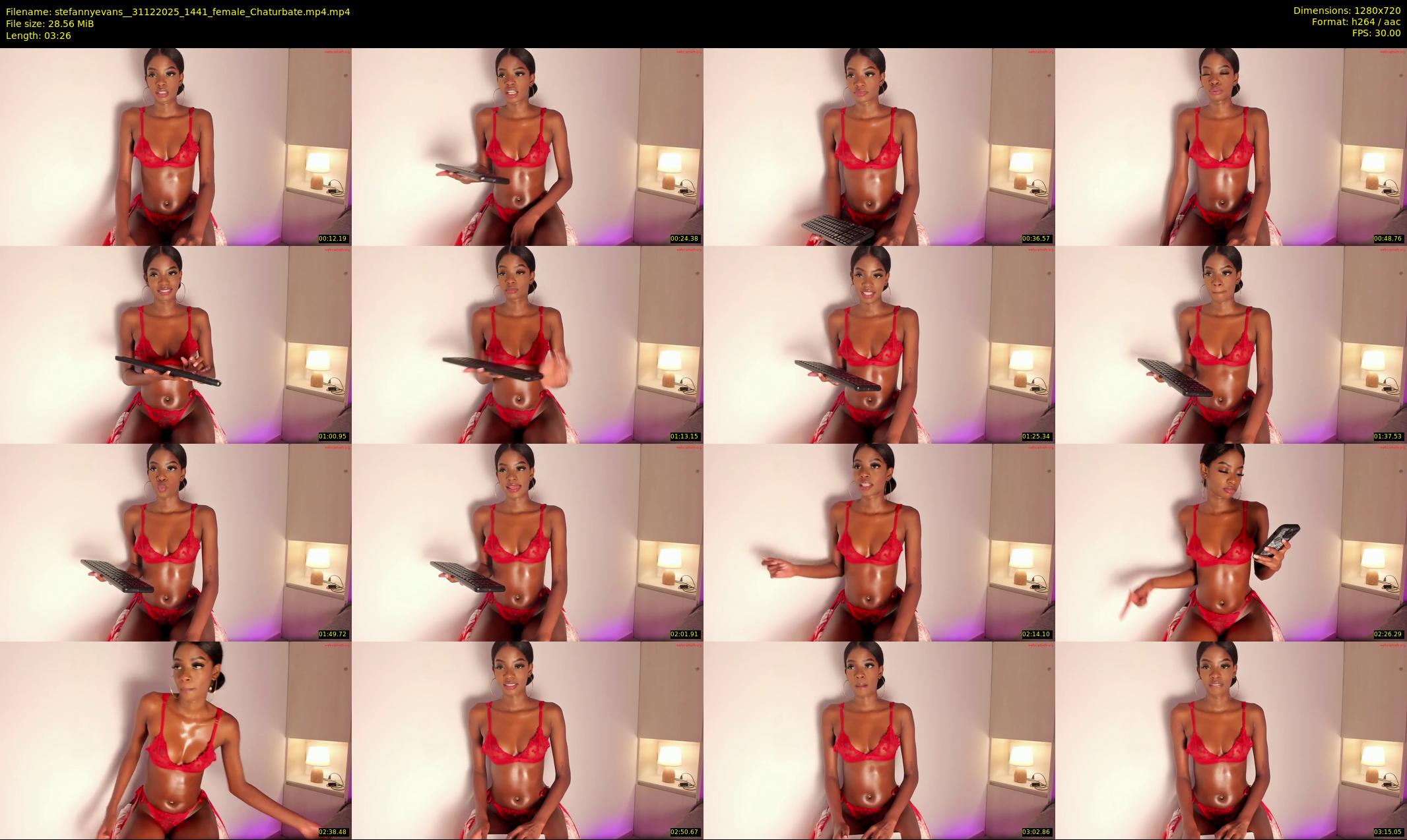 stefannyevans_ — 4 minute Chaturbate female cam show recording, 720p, Dec 31, 2025