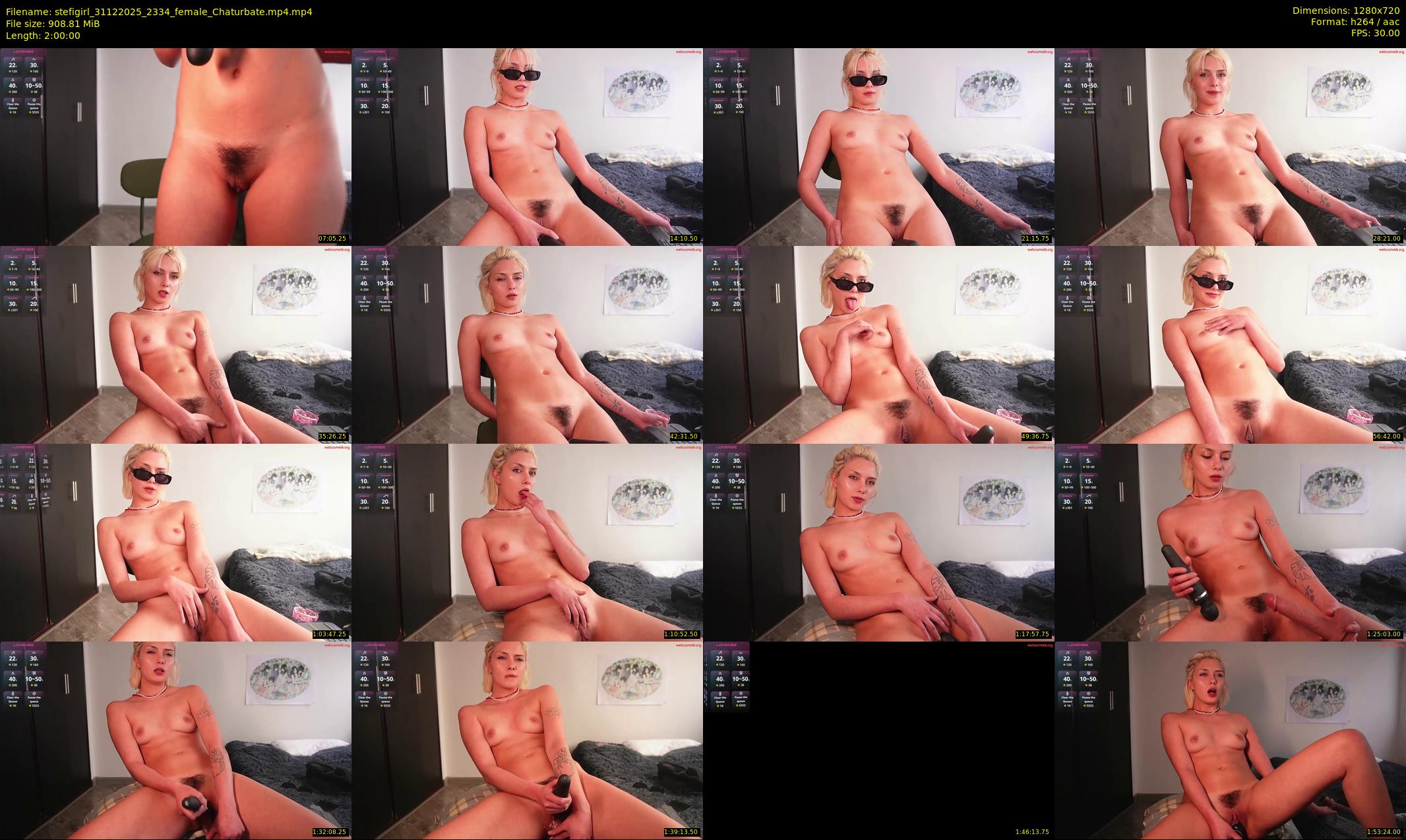 stefigirl — 120 minute Chaturbate female cam show recording, 720p, Dec 31, 2025