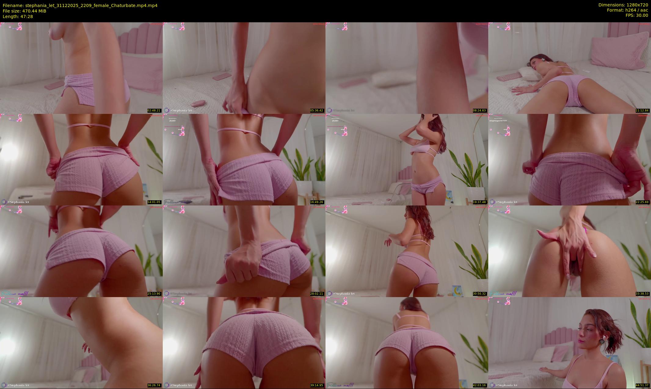 stephania_let — 48 minute Chaturbate female cam show recording, 720p, Dec 31, 2025