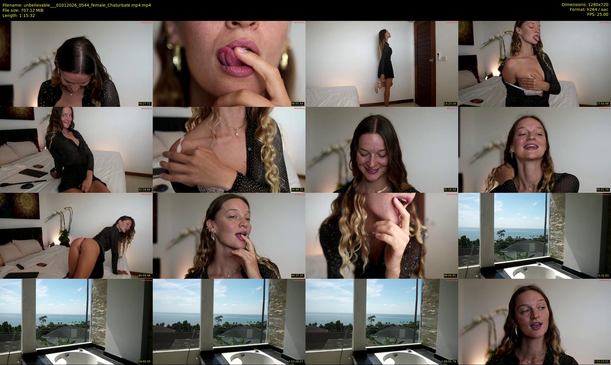 unbelievable__ — 76 minute Chaturbate female cam show recording, 720p, Jan 1, 2026