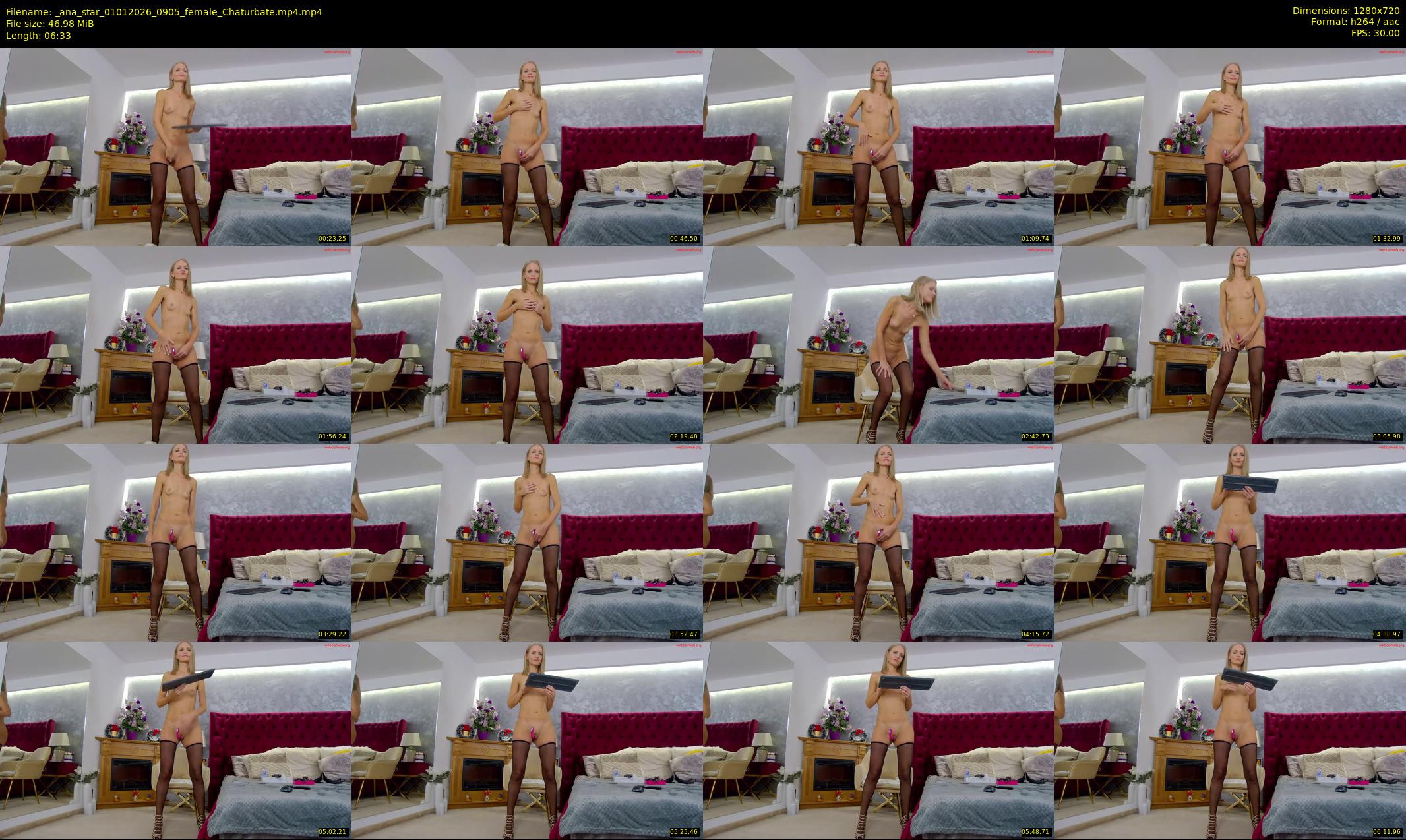 _ana_star — 7 minute Chaturbate female cam show recording, 720p, Jan 1, 2026