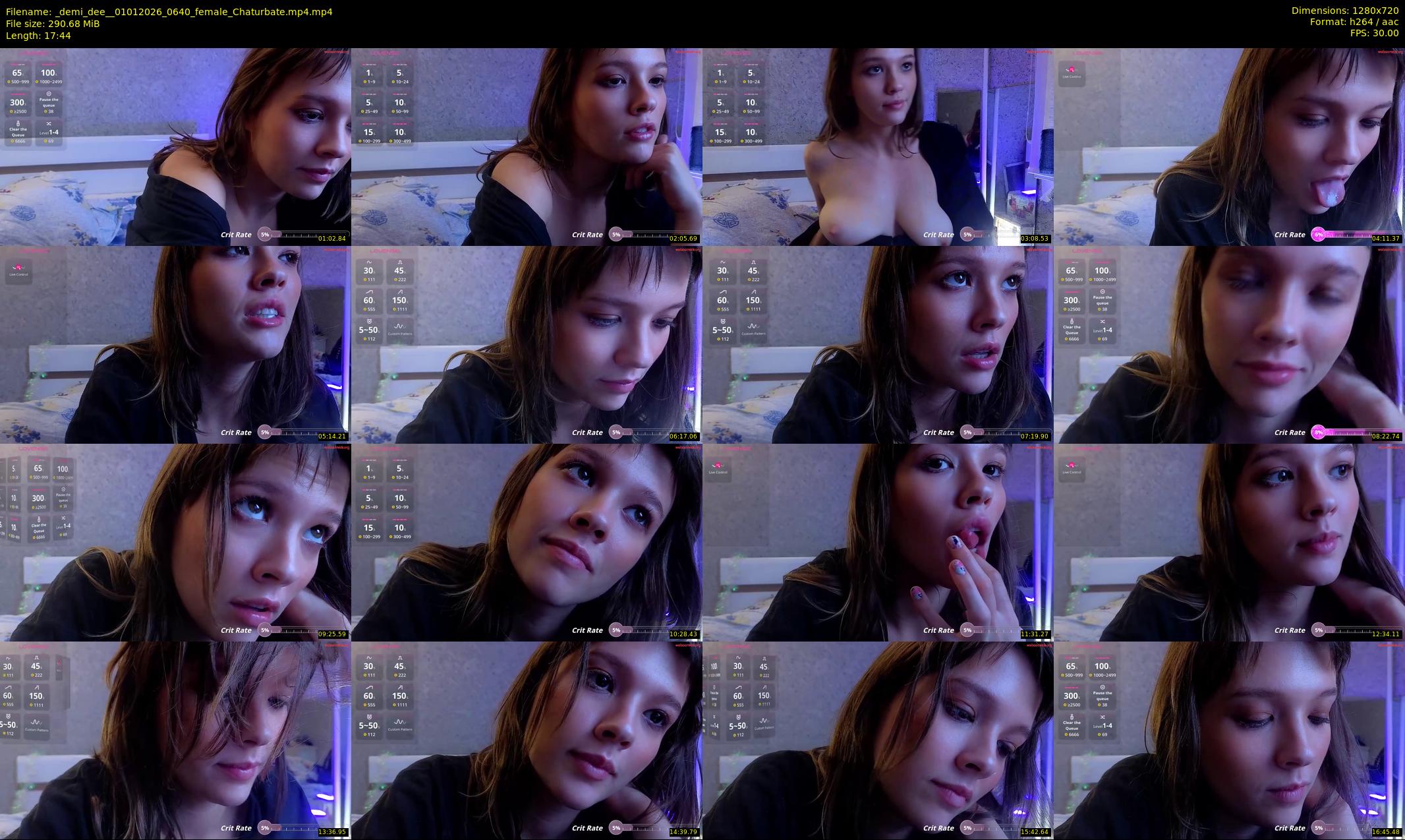 _demi_dee_ — 18 minute Chaturbate female cam show recording, 720p, Jan 1, 2026