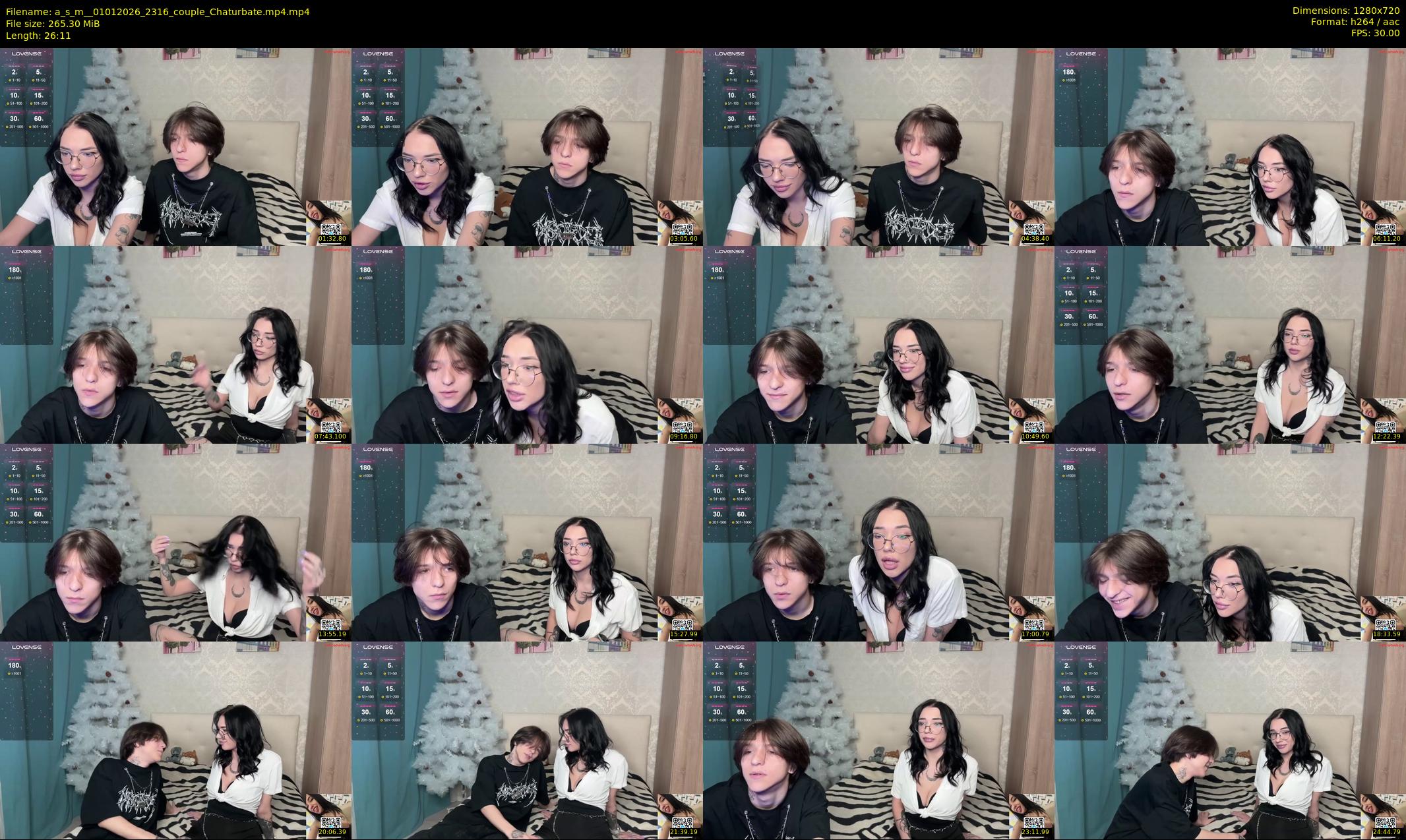 a_s_m_ — 27 minute Chaturbate couple cam show recording, 720p, Jan 1, 2026