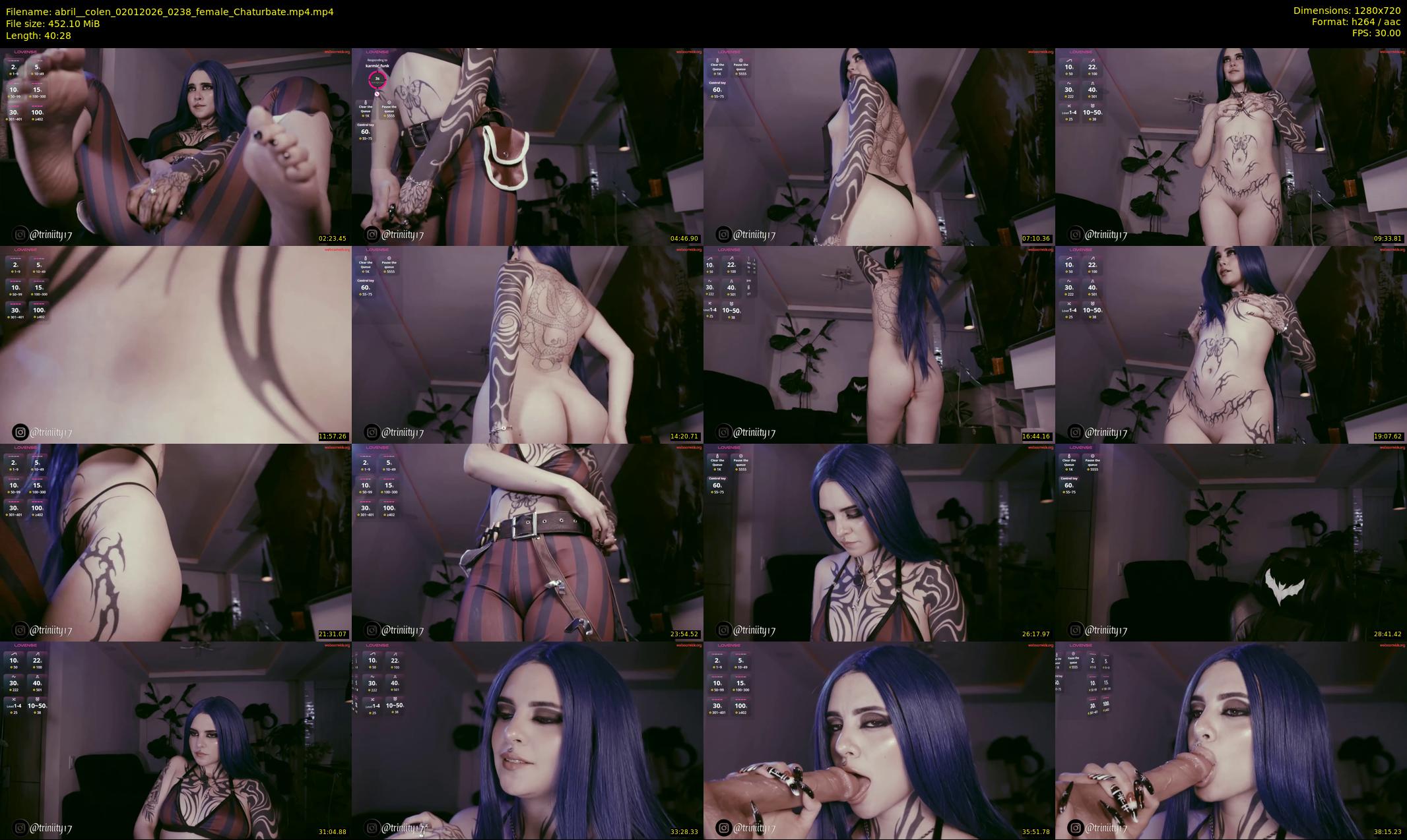 abril__colen — 41 minute Chaturbate female cam show recording, 720p, Jan 2, 2026