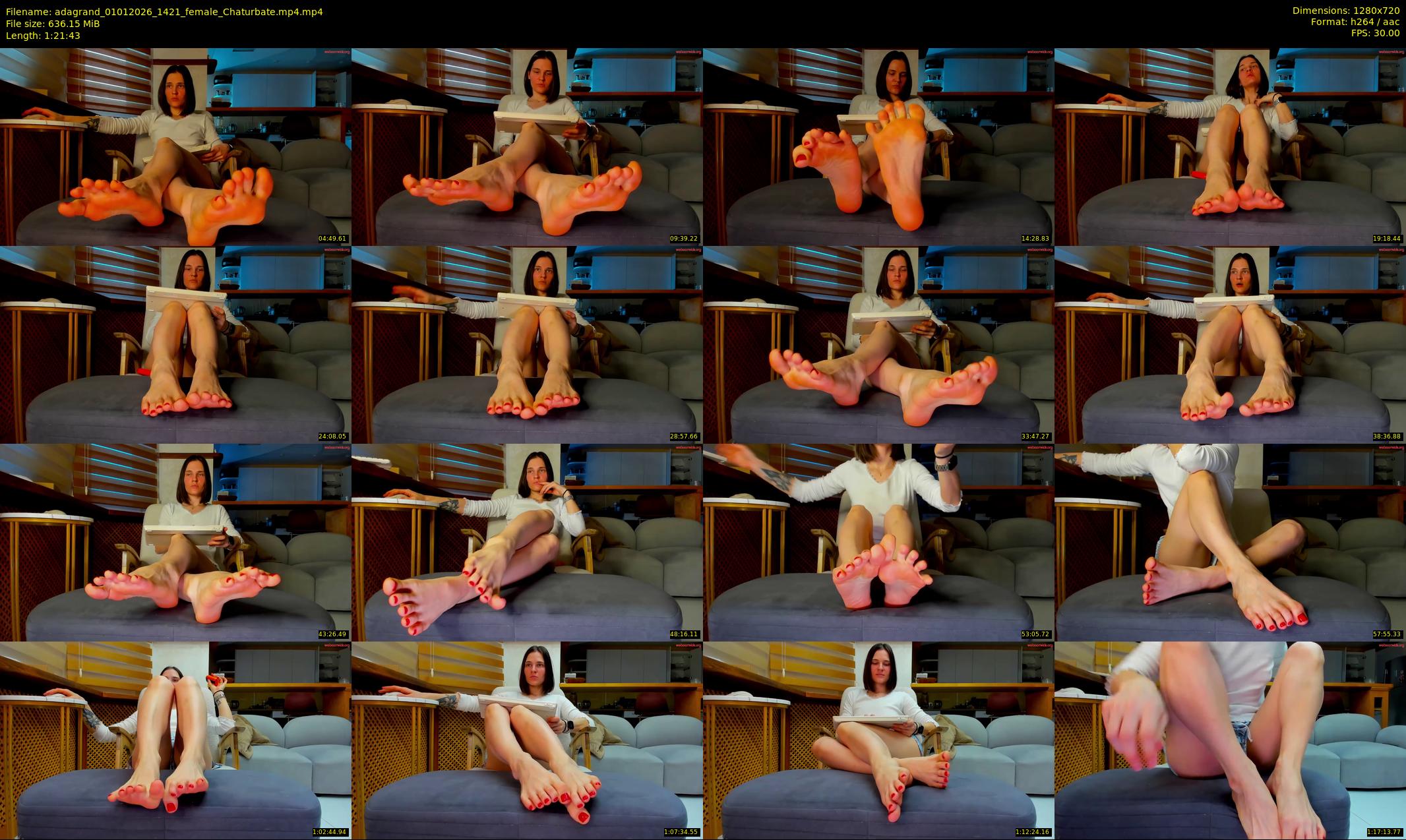 adagrand — 82 minute Chaturbate female cam show recording, 720p, Jan 1, 2026