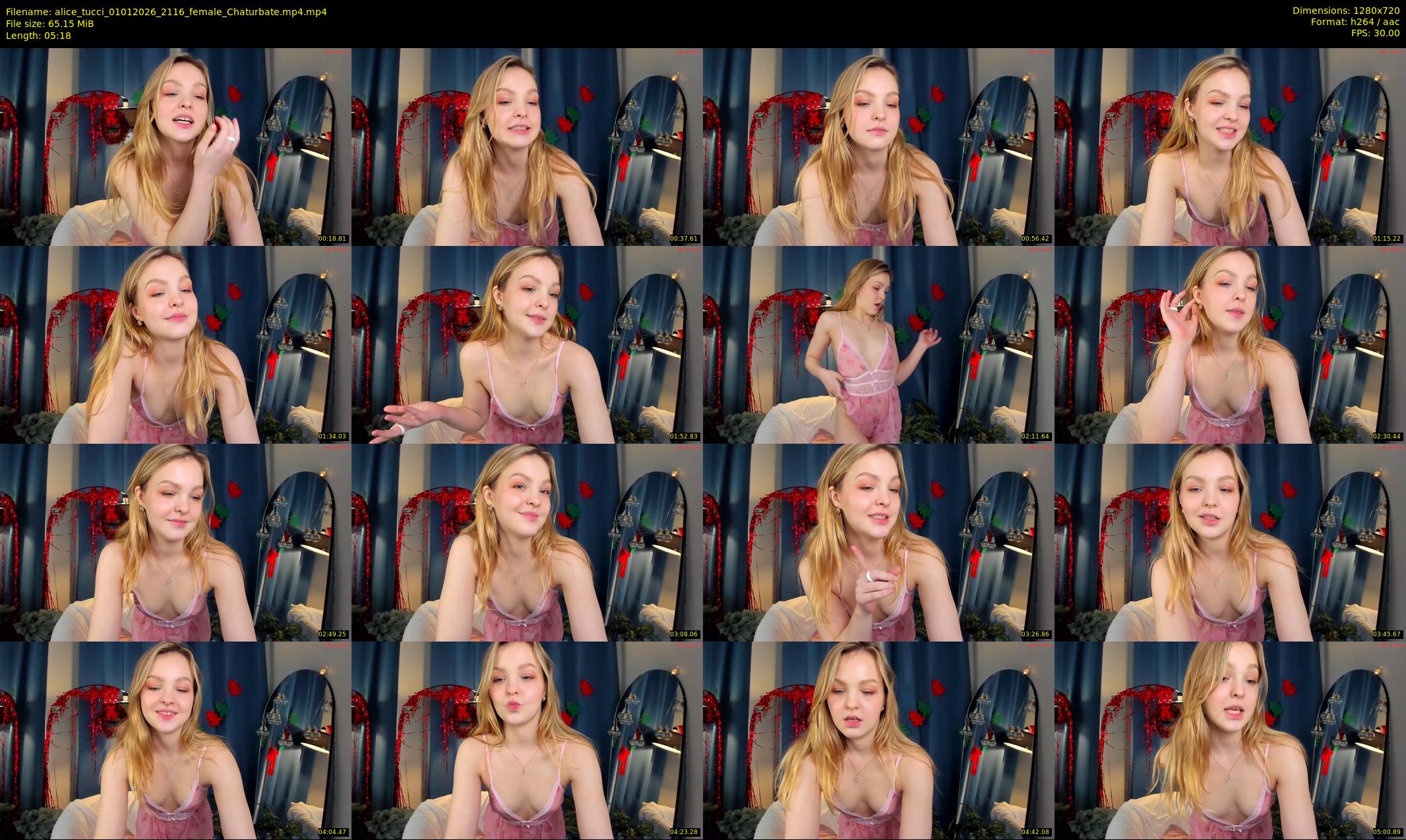 alice_tucci — 6 minute Chaturbate female cam show recording, 720p, Jan 1, 2026