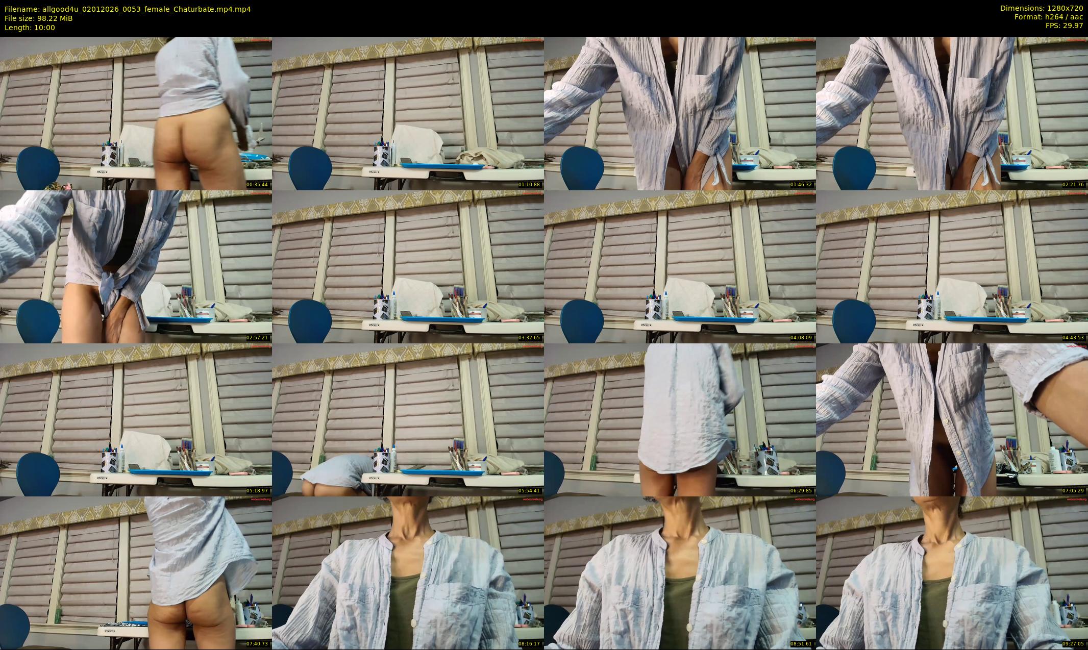 allgood4u — 10 minute Chaturbate couple cam show recording, 720p, Jan 2, 2026