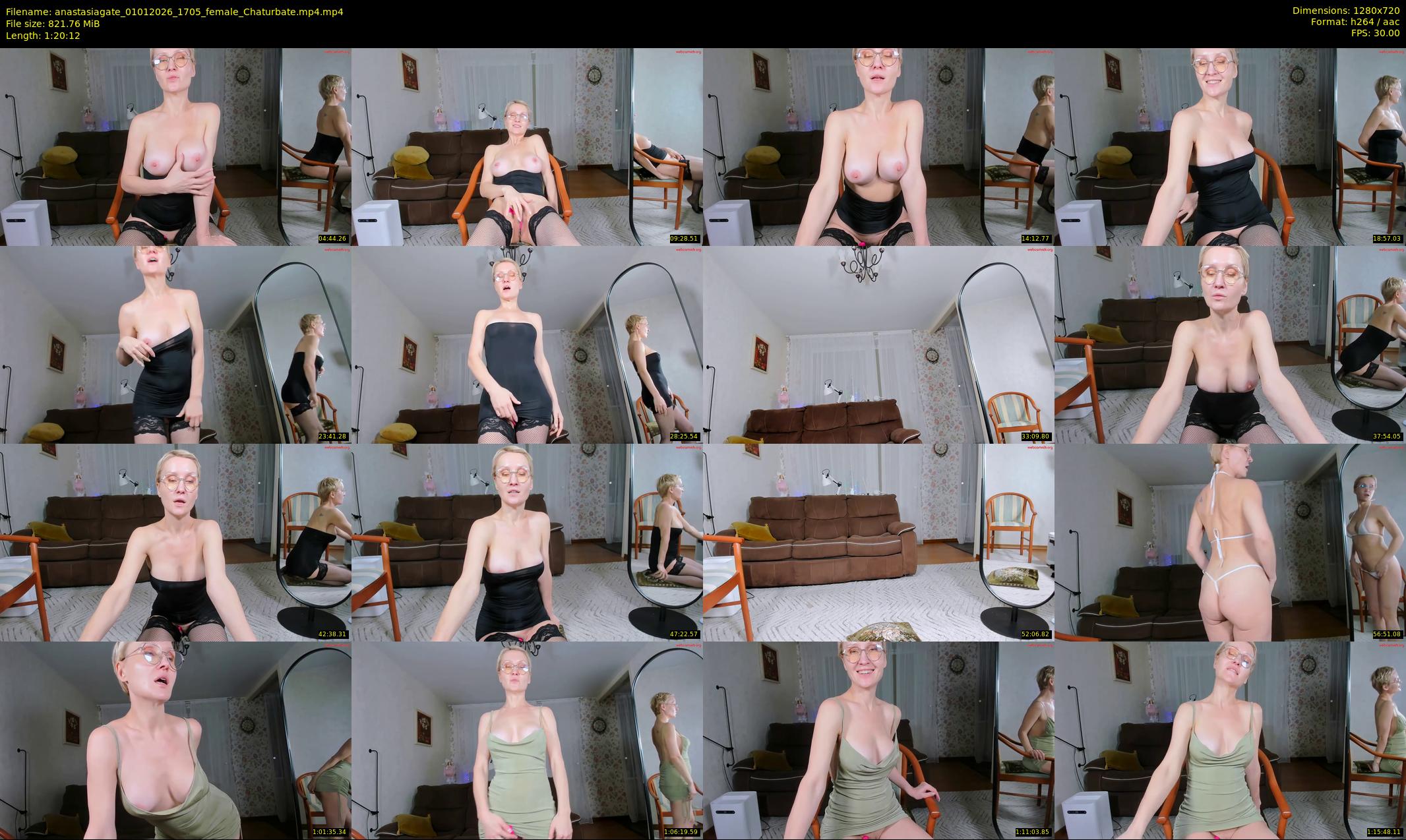 anastasiagate — 81 minute Chaturbate female cam show recording, 720p, Jan 1, 2026