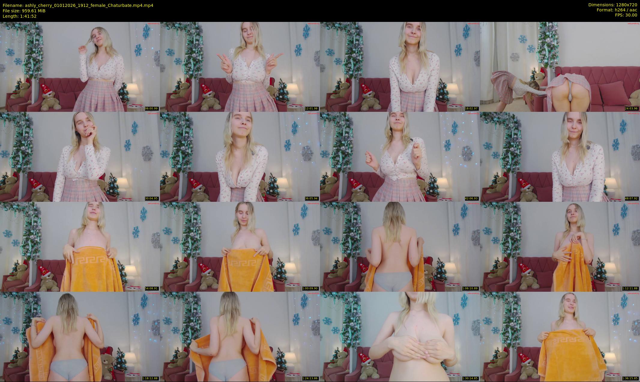 ashly_cherry — 102 minute Chaturbate female cam show recording, 720p, Jan 1, 2026