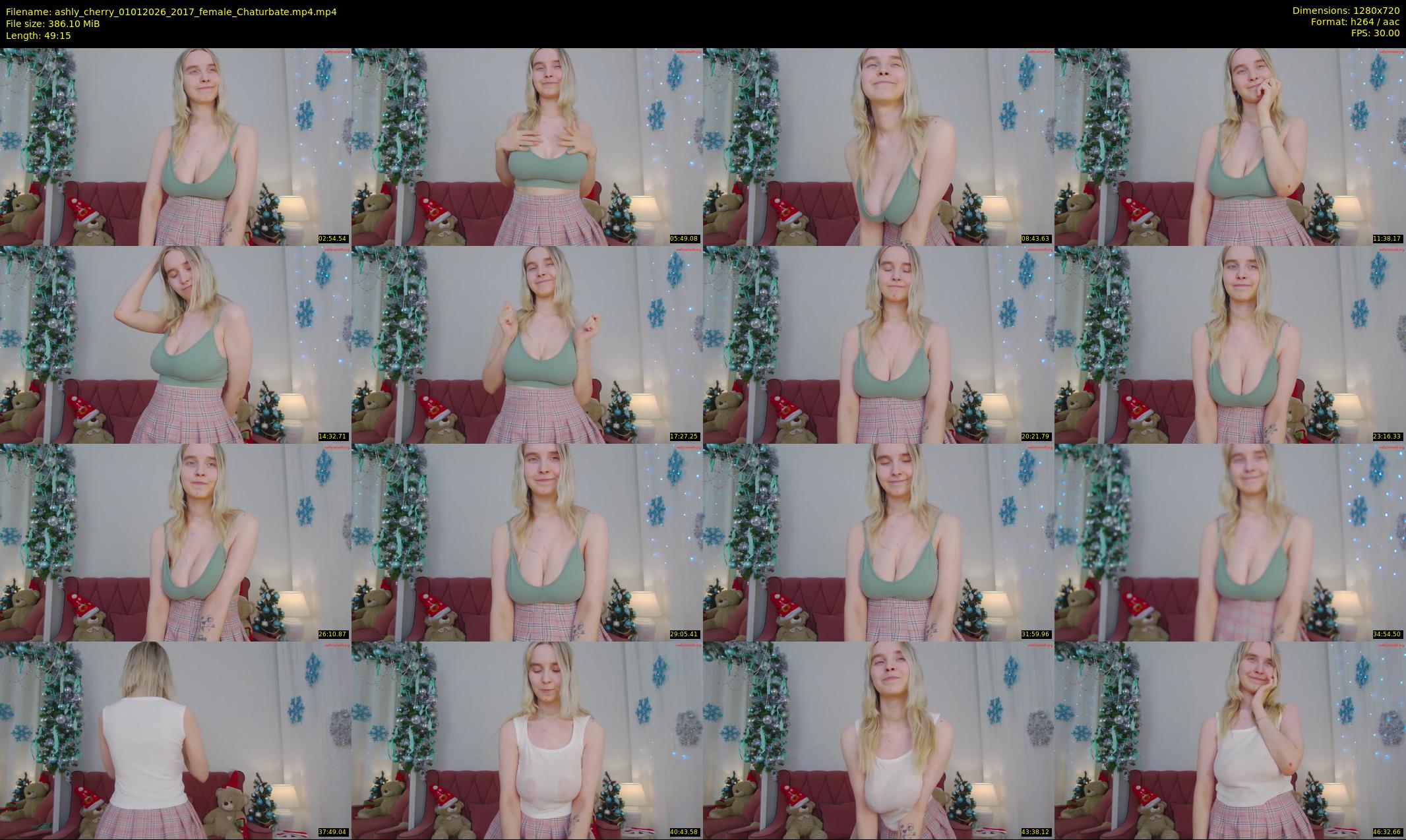 ashly_cherry — 50 minute Chaturbate female cam show recording, 720p, Jan 1, 2026