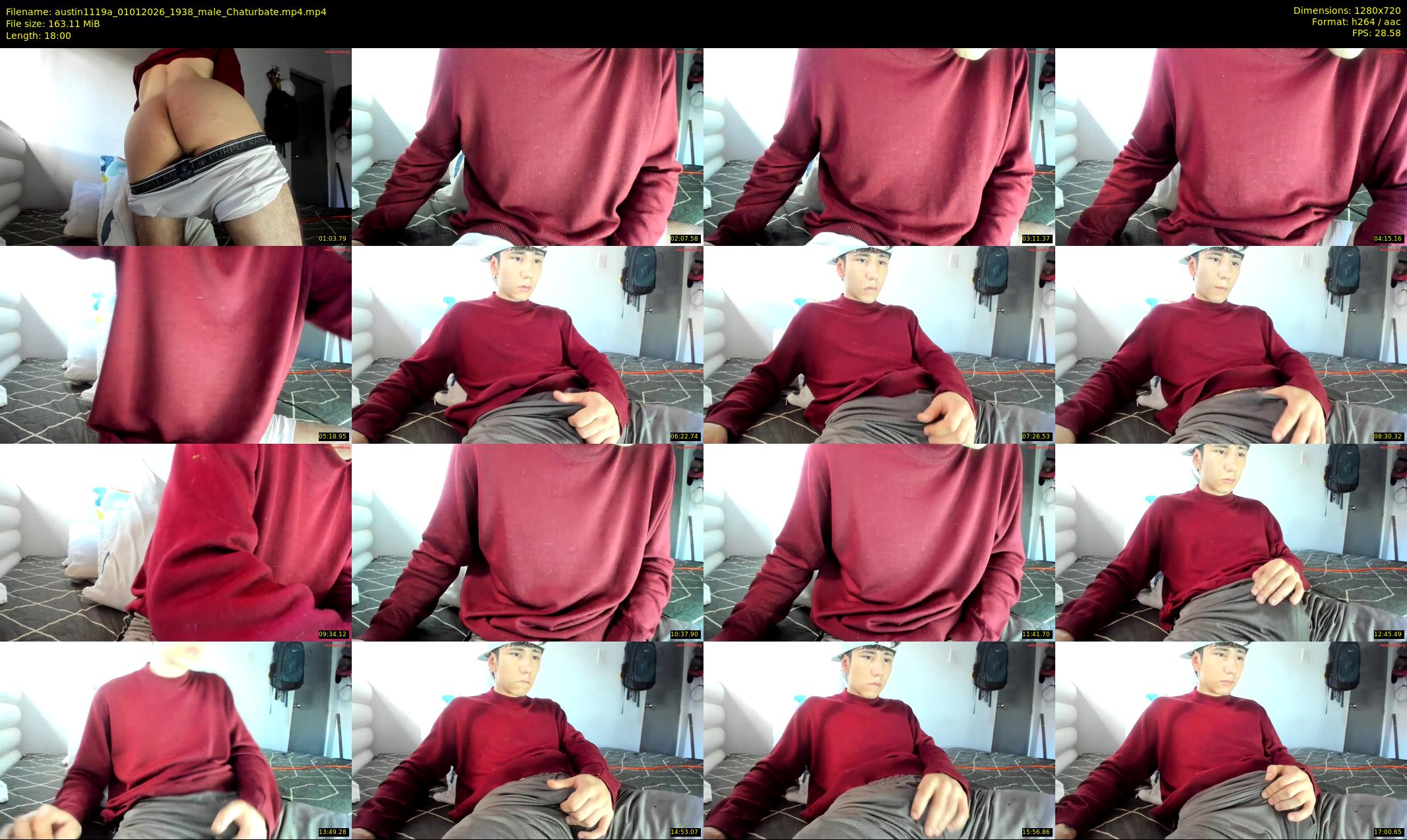 austin1119a — 18 minute Chaturbate male cam show recording, 720p, Jan 1, 2026