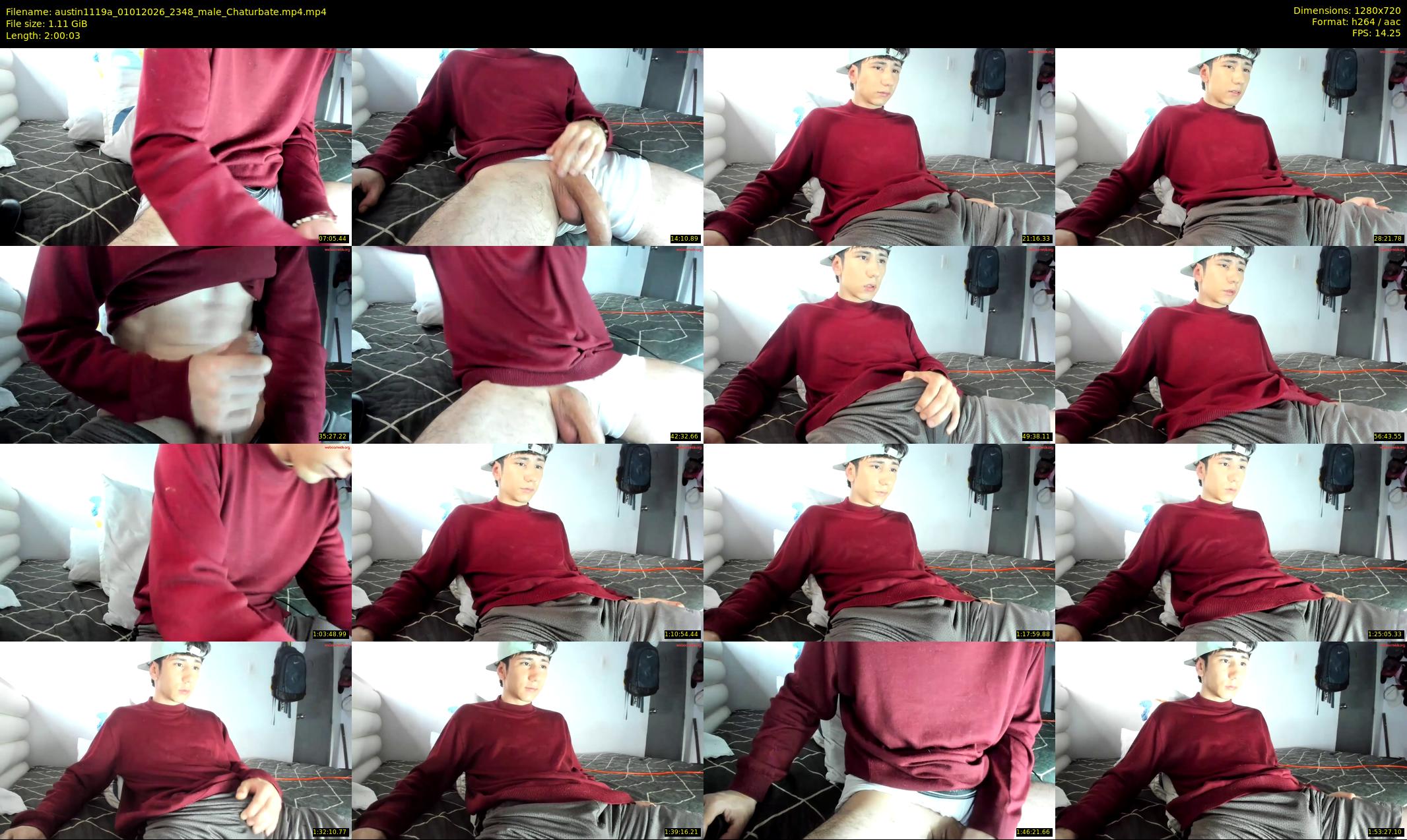 austin1119a — 121 minute Chaturbate male cam show recording, 720p, Jan 1, 2026