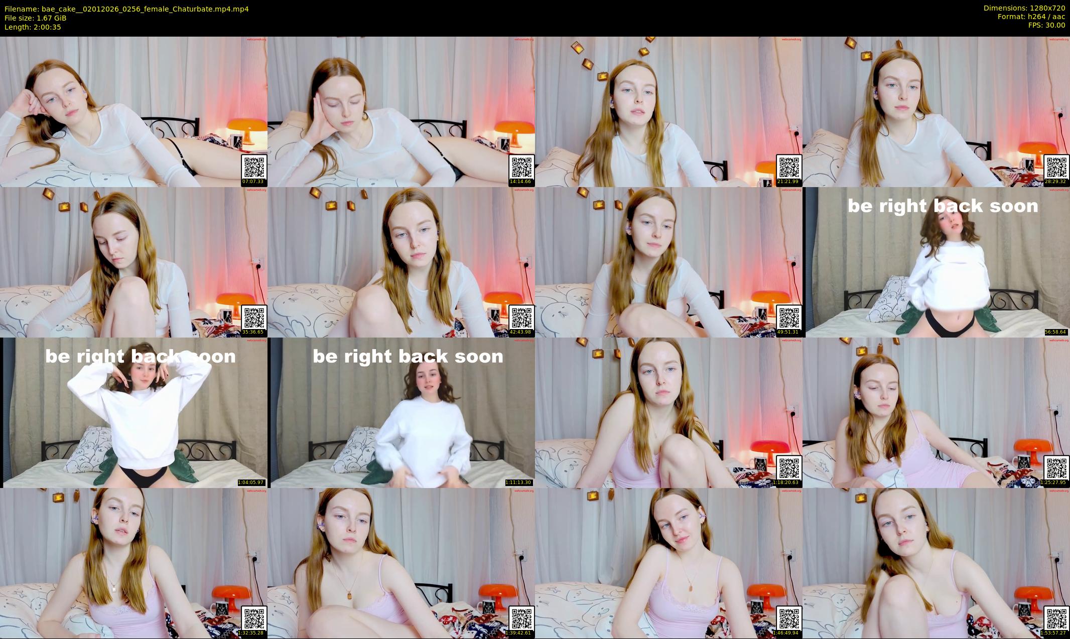 bae_cake_ — 121 minute Chaturbate female cam show recording, 720p, Jan 2, 2026