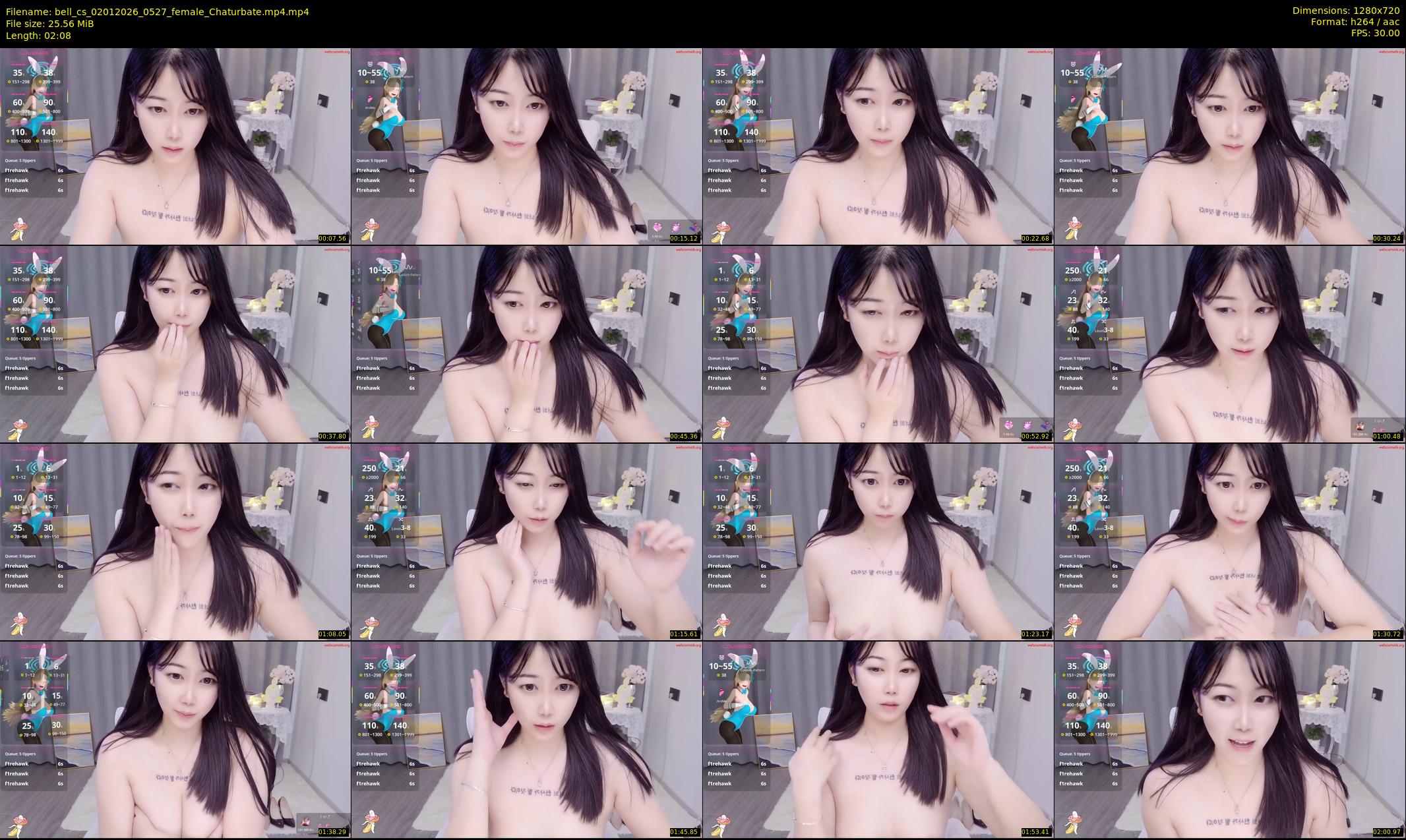 bell_cs — 3 minute Chaturbate female cam show recording, 720p, Jan 2, 2026