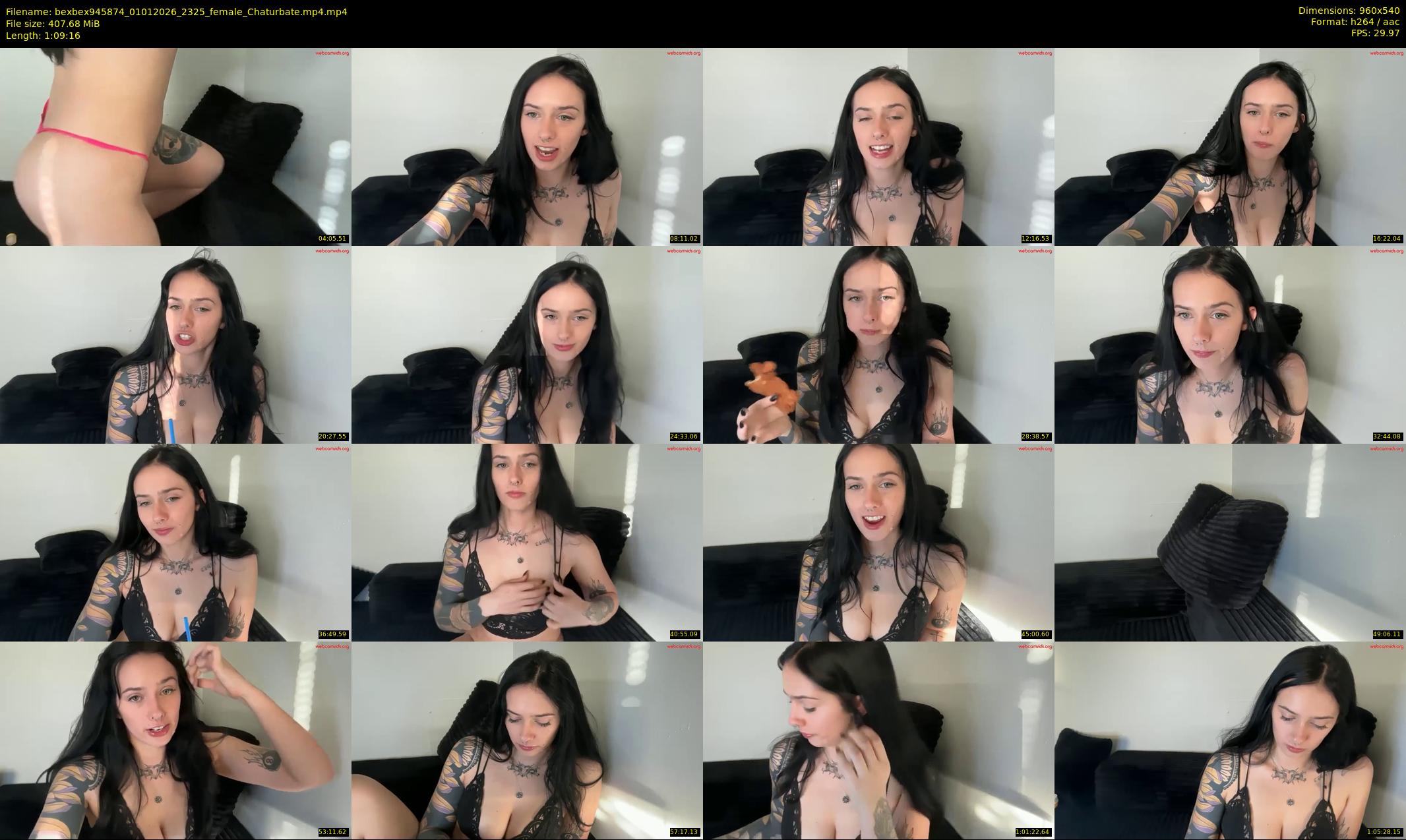 bexbex945874 — 70 minute Chaturbate female cam show recording, 480p, Jan 1, 2026