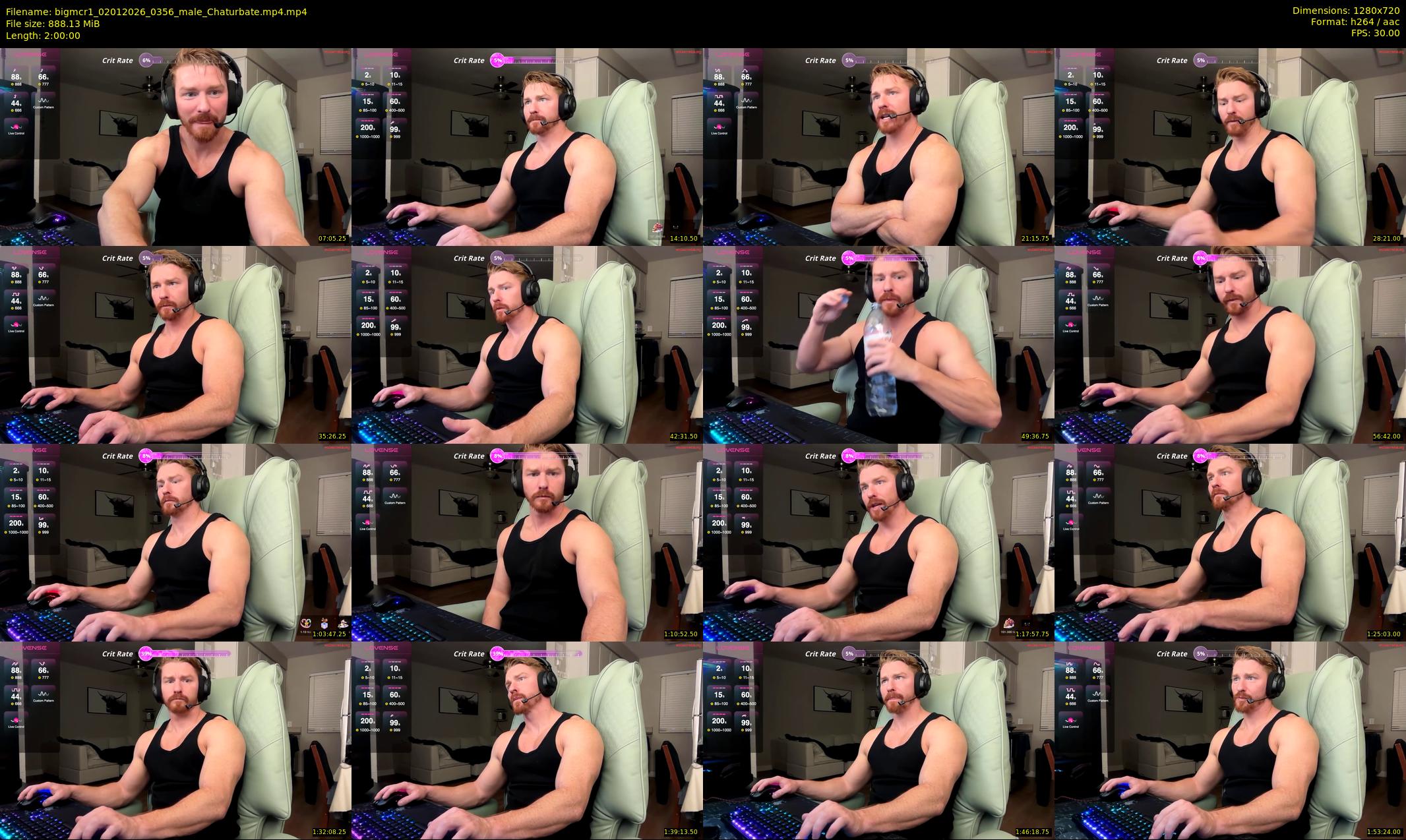 bigmcr1 — 120 minute Chaturbate male cam show recording, 720p, Jan 2, 2026