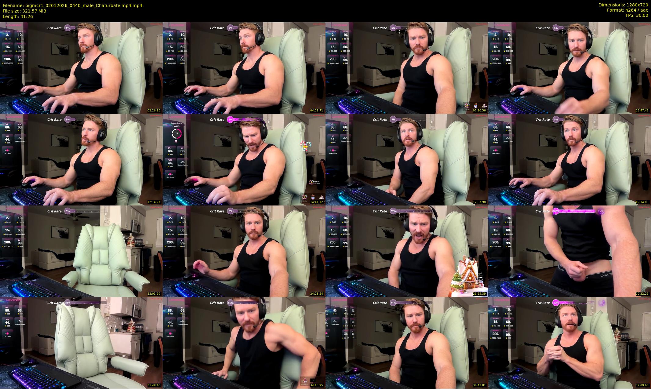 bigmcr1 — 42 minute Chaturbate male cam show recording, 720p, Jan 2, 2026